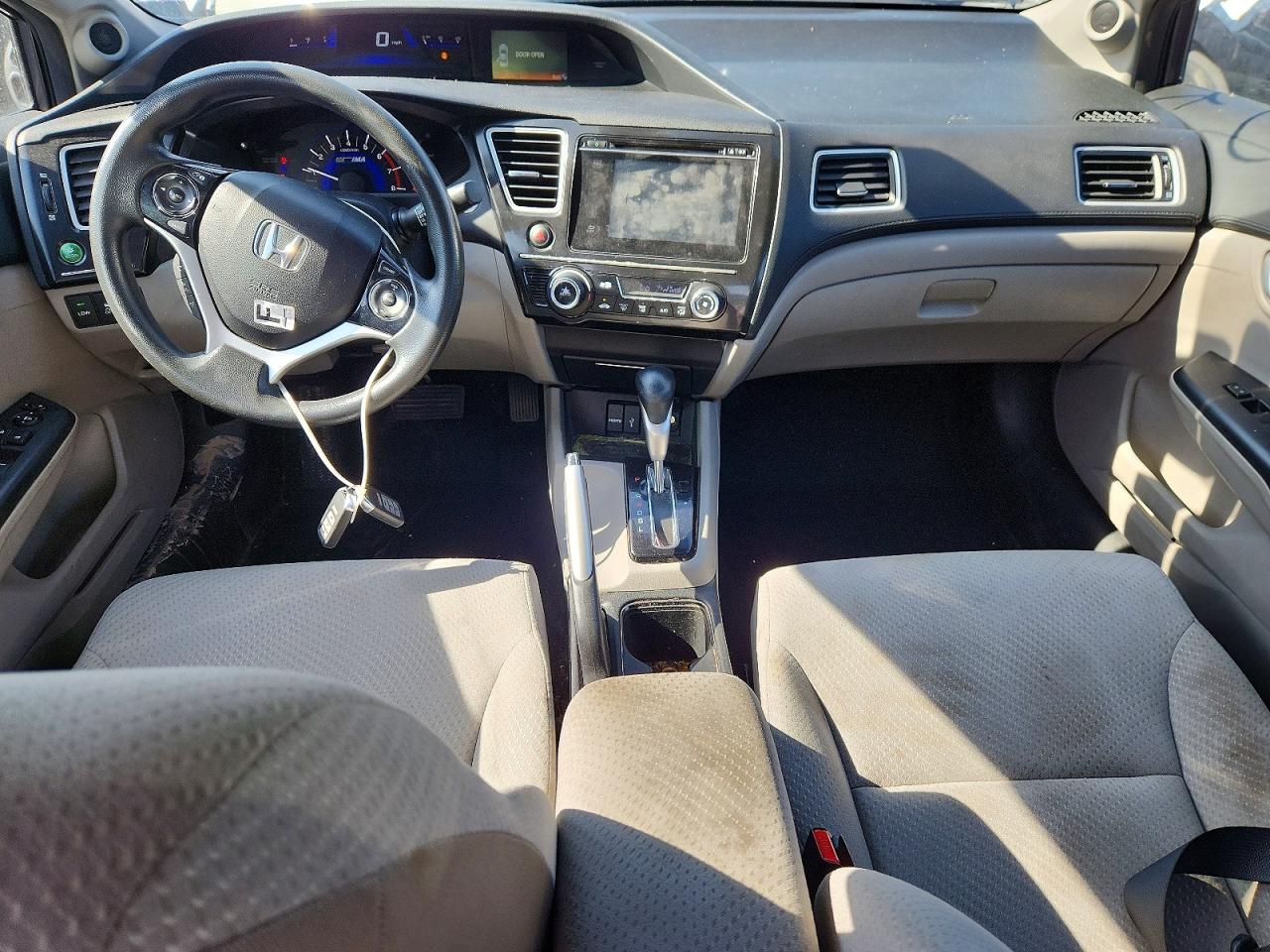2014 Honda Civic Hybrid Gray vin: 19XFB4F24EE001686