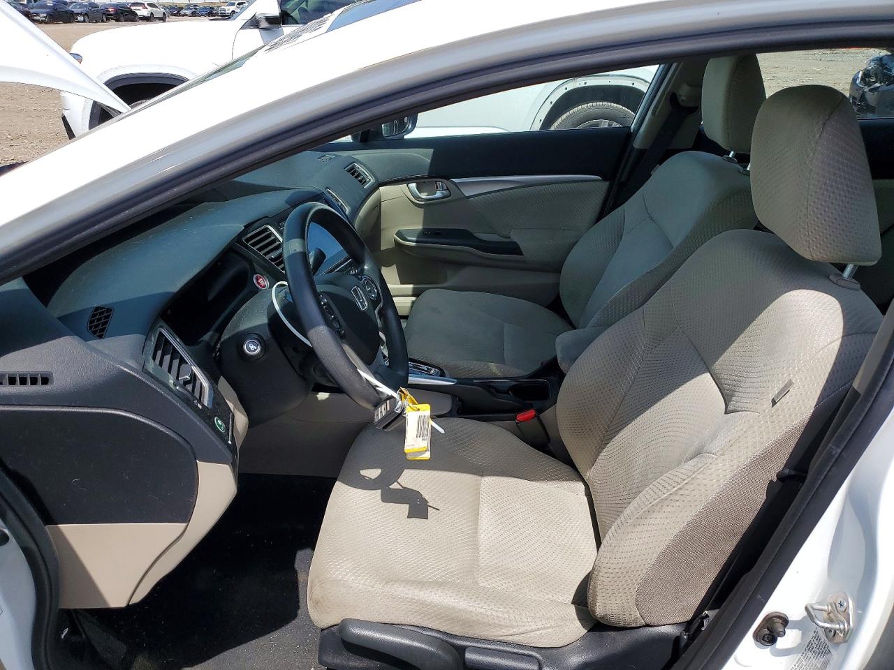 2014 Honda Civic Hybrid White vin: 19XFB4F24EE200785