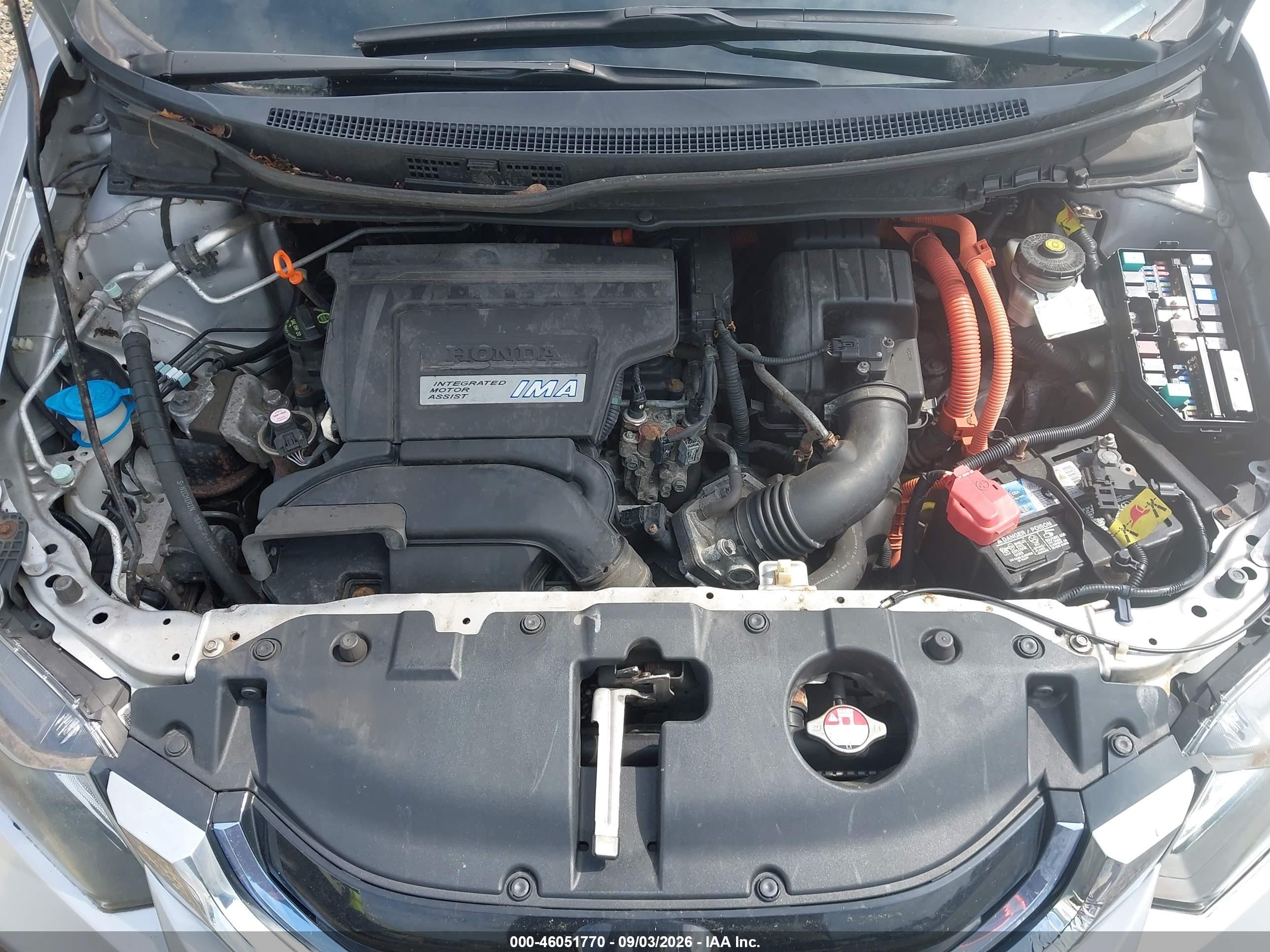 2014 Honda Civic Hybrid   Silver vin: 19XFB4F24EE201435