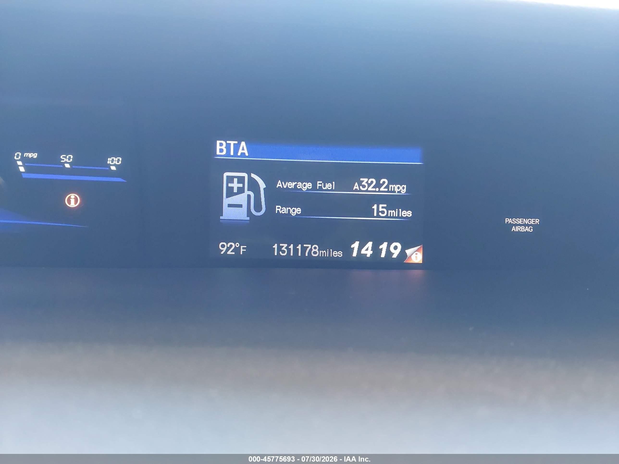 2013 Honda Civic Hybrid   Черный vin: 19XFB4F25DE000478