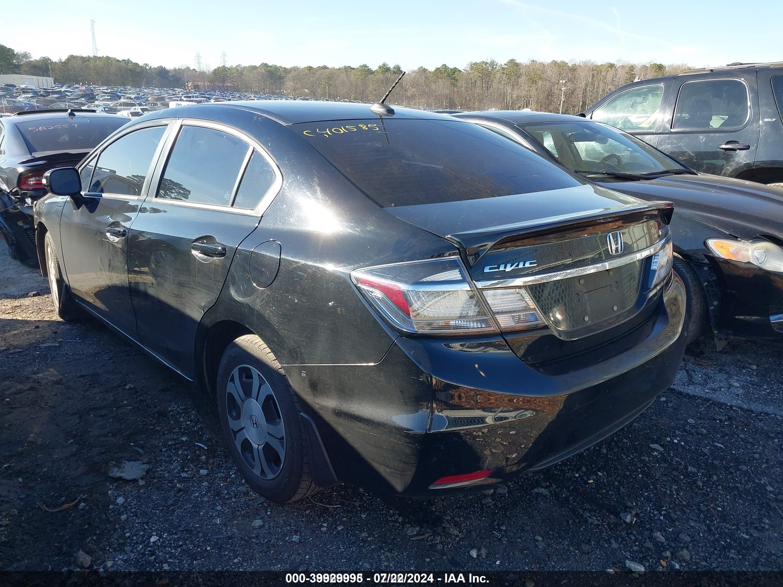 2013 Honda Civic Hybrid   Black vin: 19XFB4F25DE004000