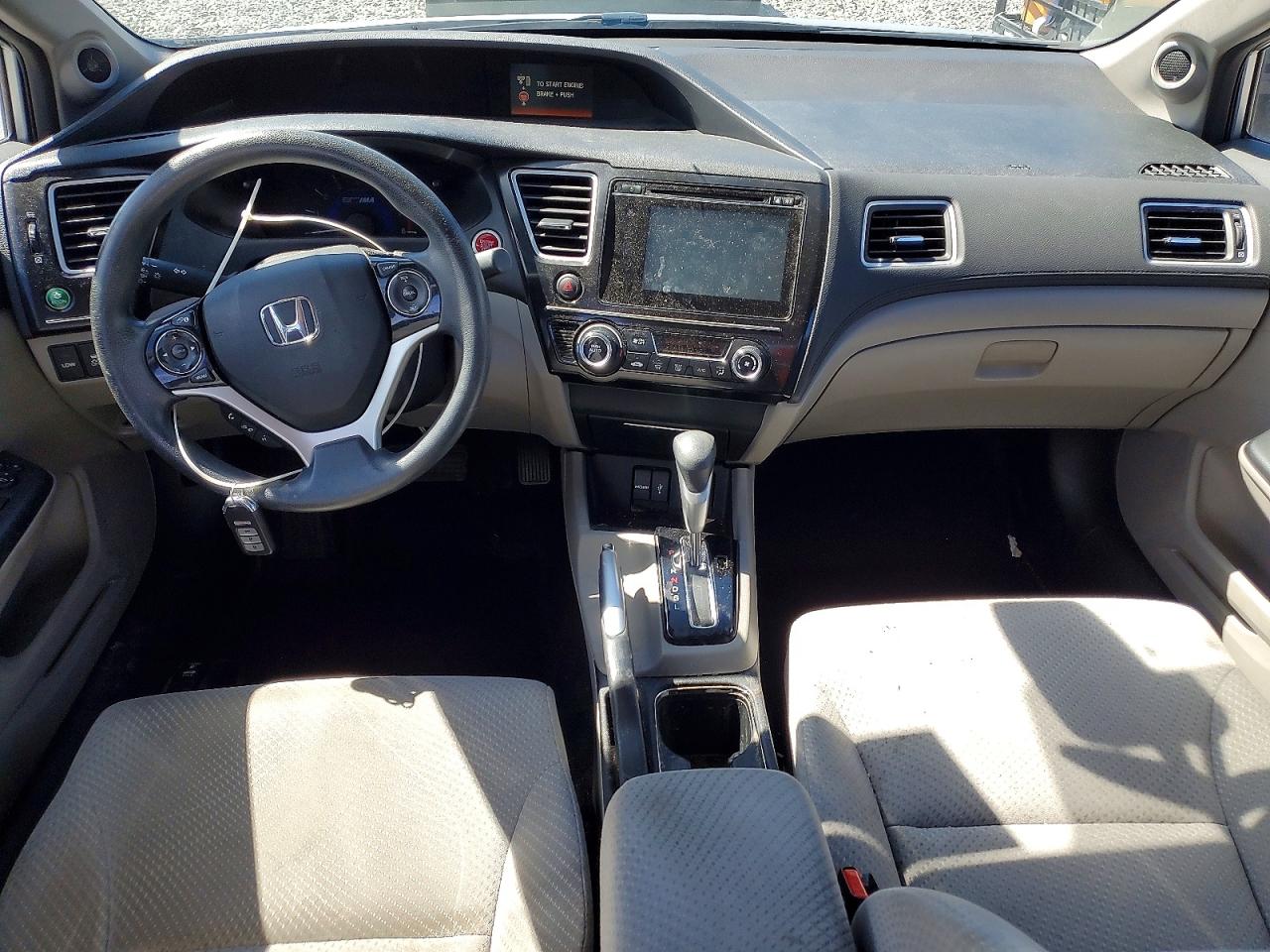 2015 Honda Civic Hybrid Silver vin: 19XFB4F25FE001102