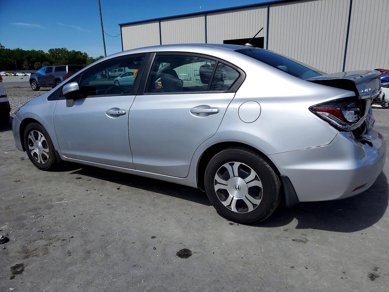 2015 Honda Civic Hybrid Silver vin: 19XFB4F25FE001102