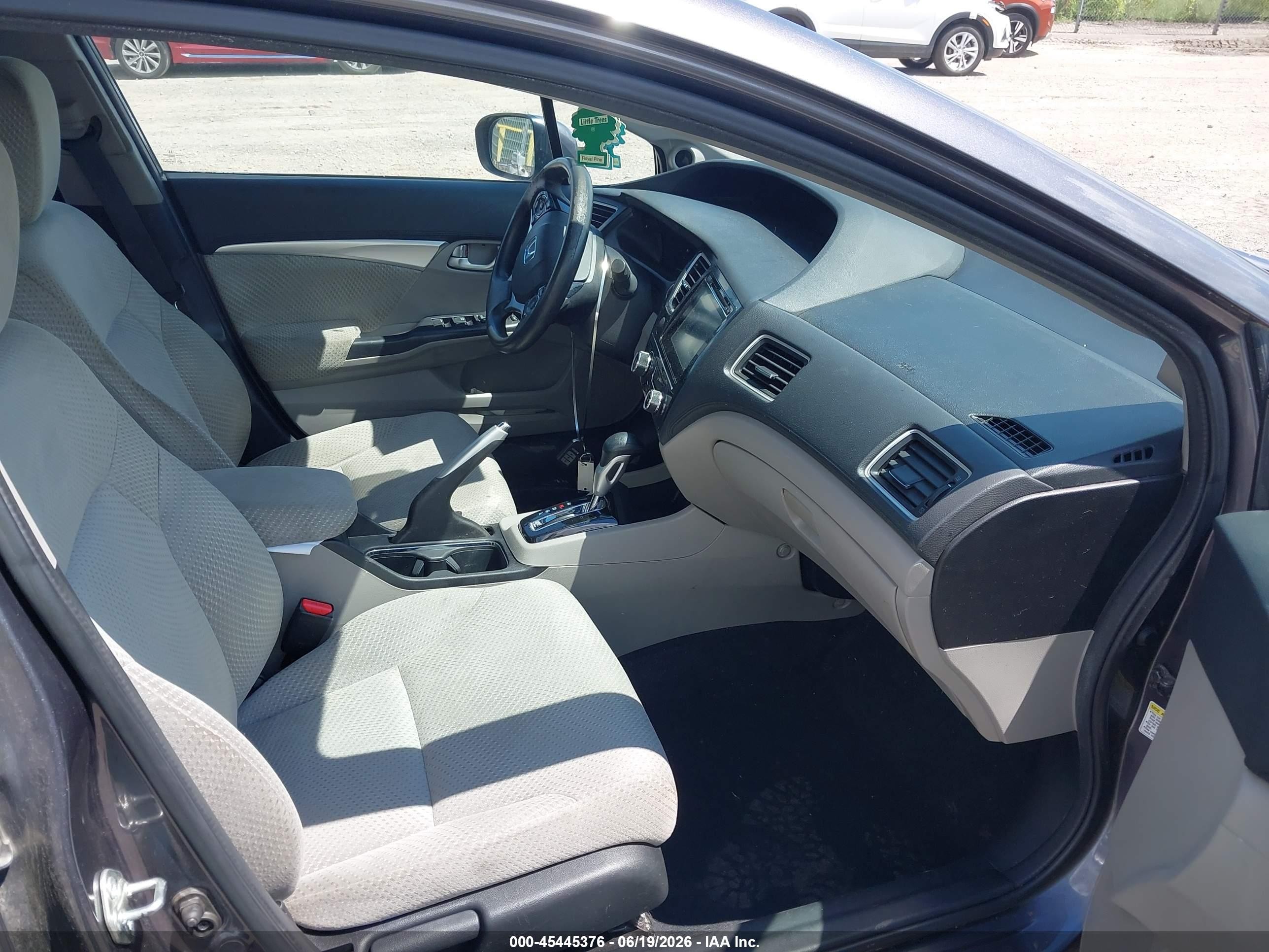2015 Honda Civic Hybrid   Gray vin: 19XFB4F25FE201543