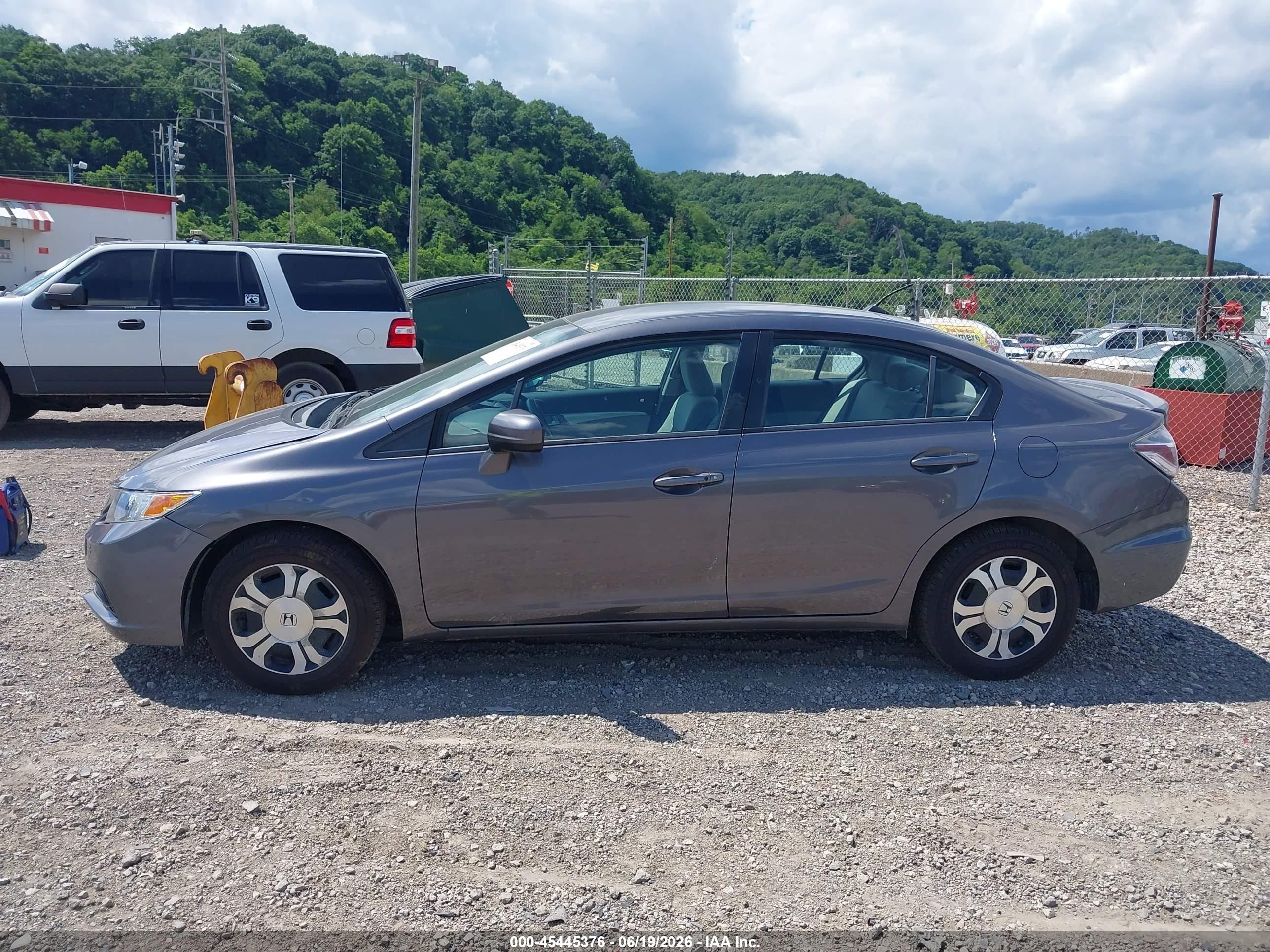 2015 Honda Civic Hybrid   Gray vin: 19XFB4F25FE201543