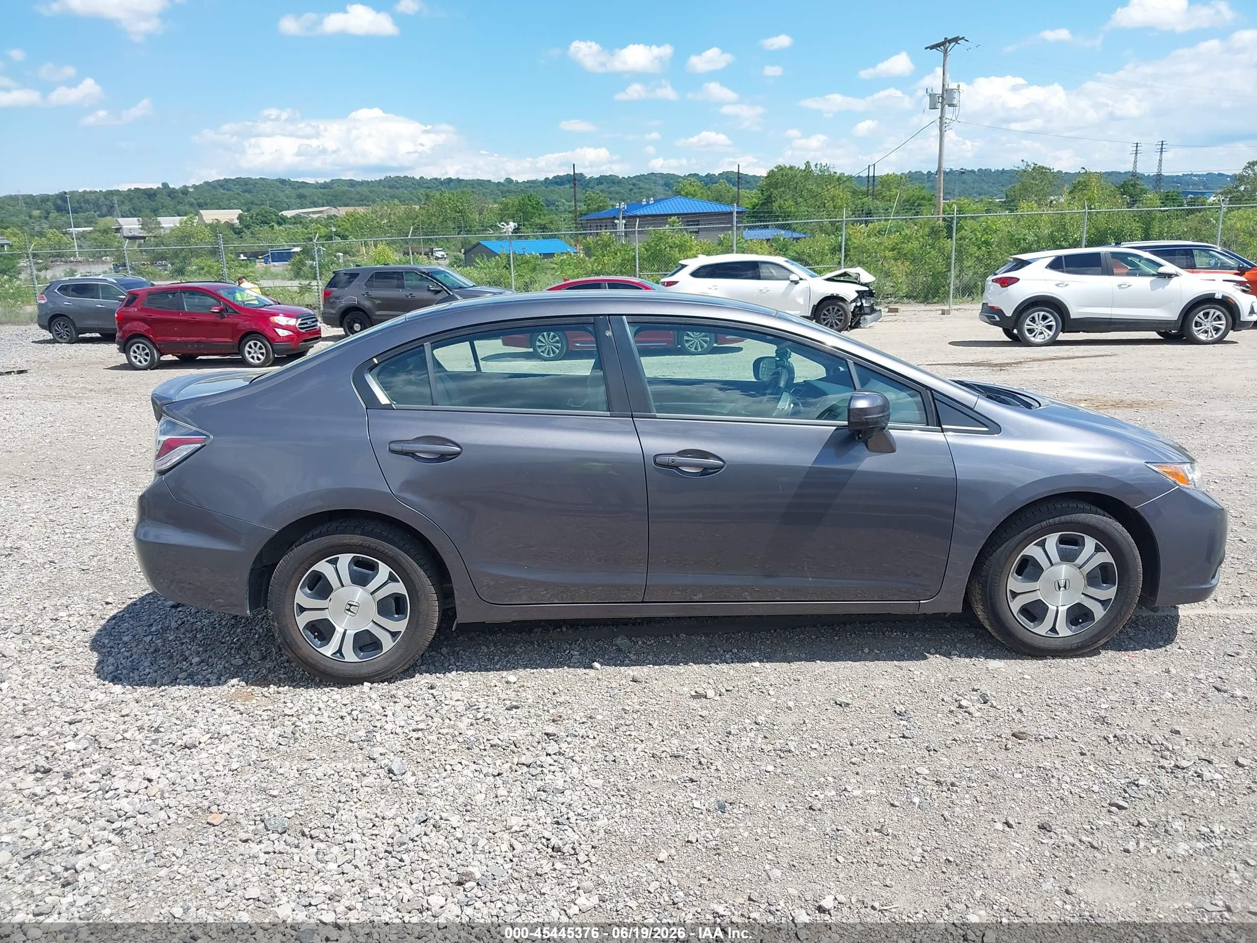 2015 Honda Civic Hybrid   Gray vin: 19XFB4F25FE201543