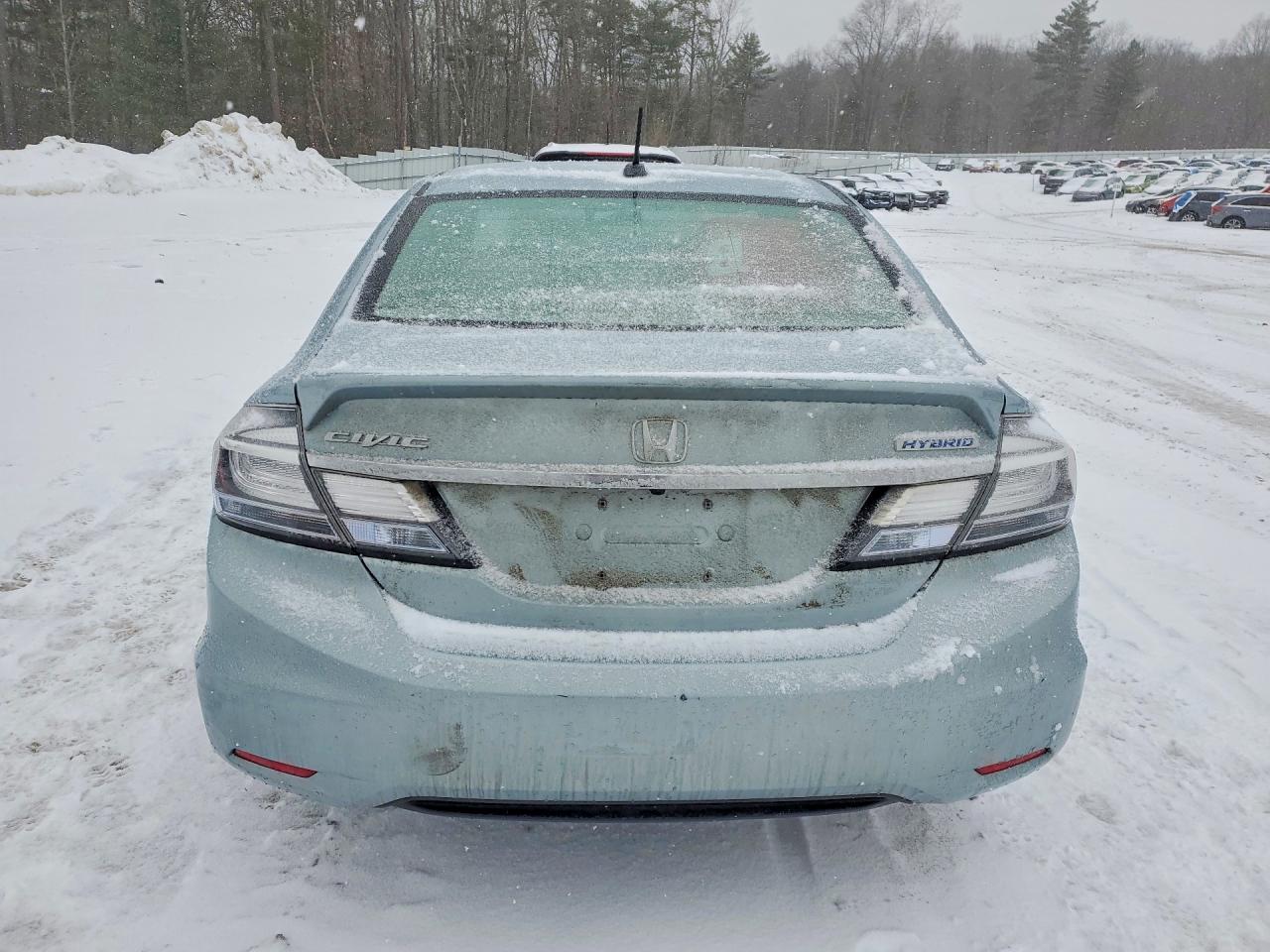 2013 Honda Civic Hybrid Green vin: 19XFB4F26DE201662