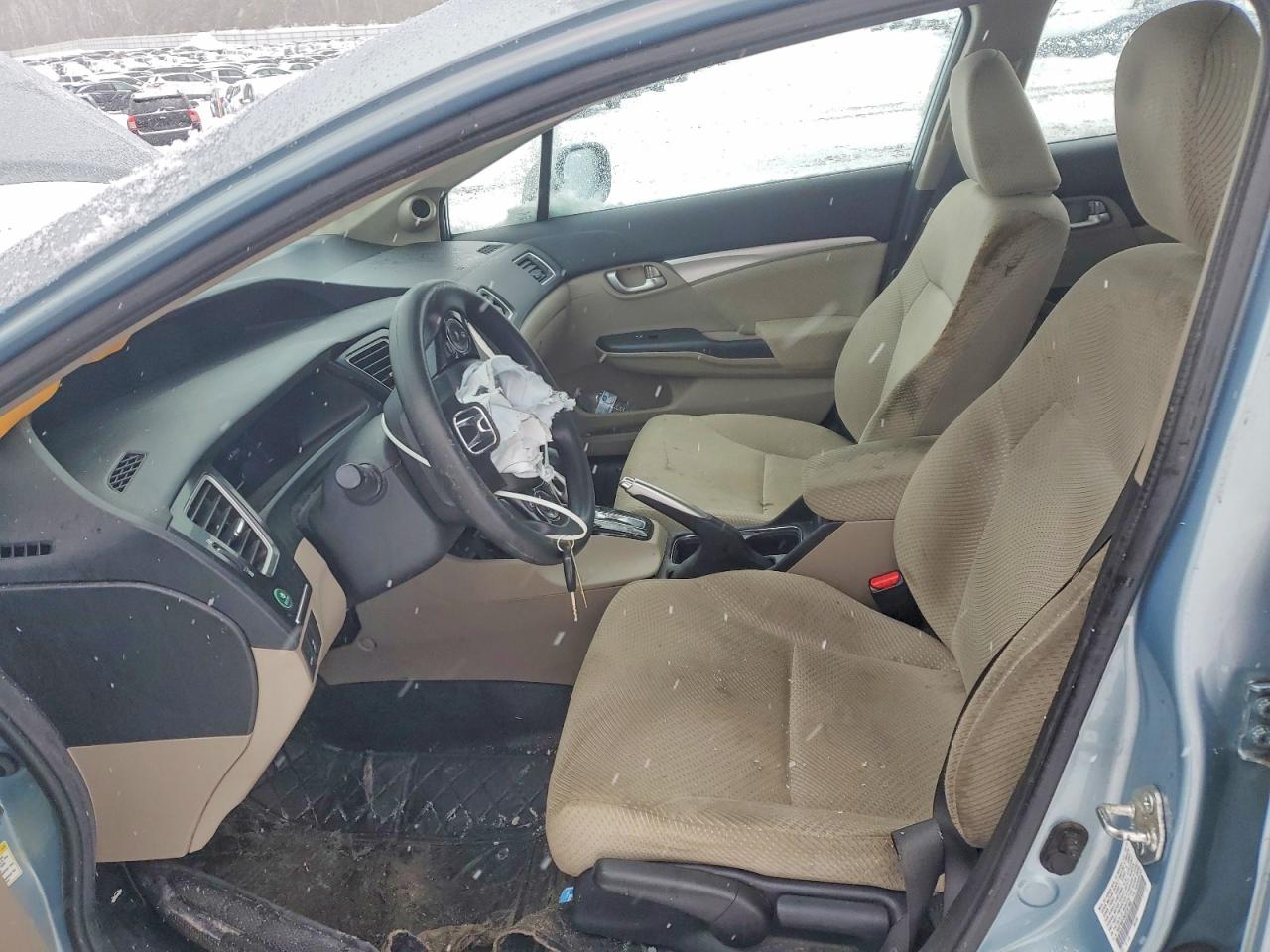 2013 Honda Civic Hybrid Green vin: 19XFB4F26DE201662