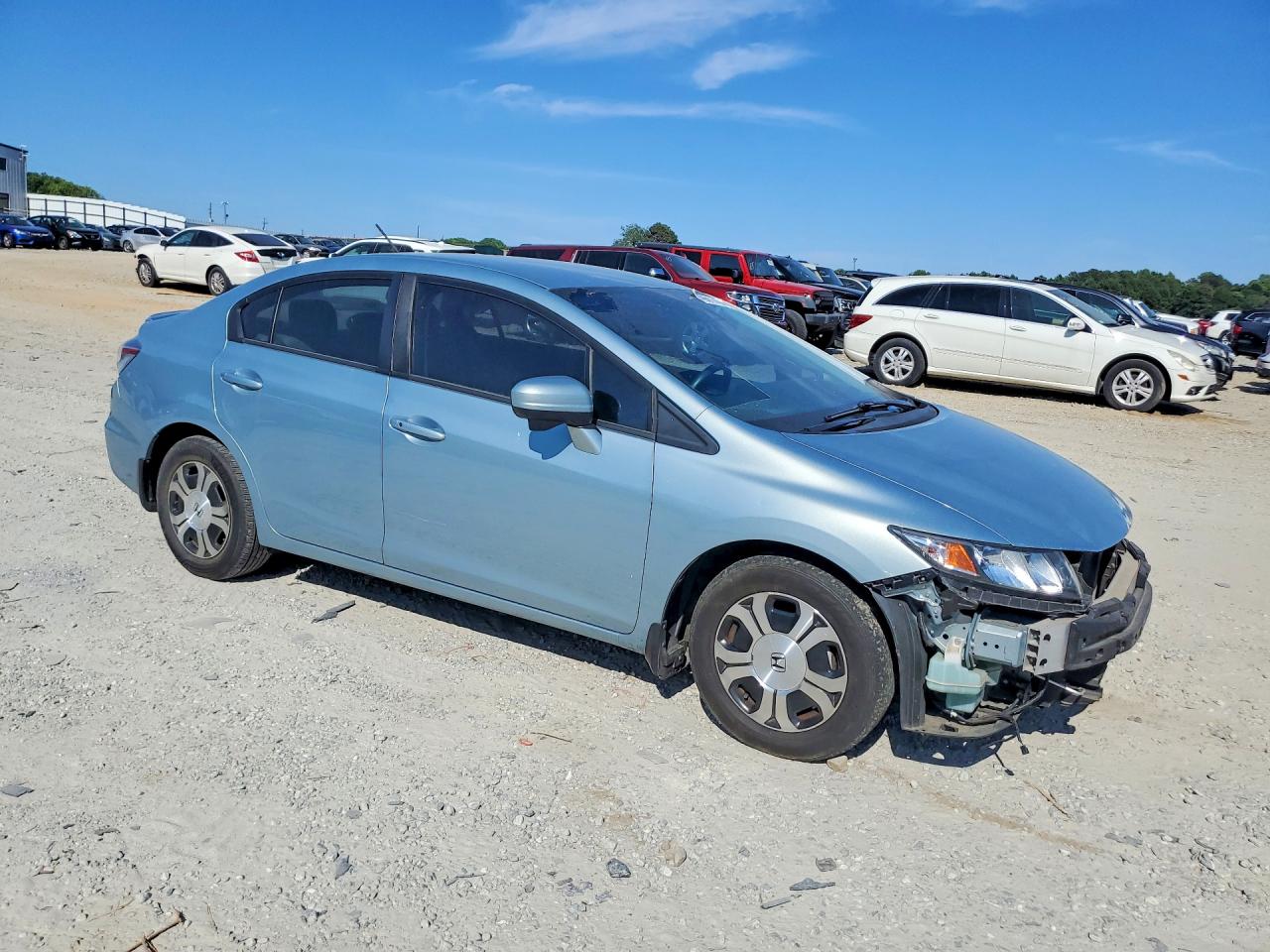 2014 Honda Civic Hybrid Silver vin: 19XFB4F26EE000085