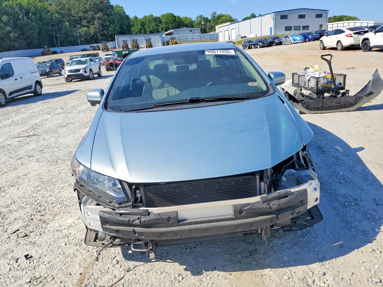 2014 Honda Civic Hybrid Silver vin: 19XFB4F26EE000085