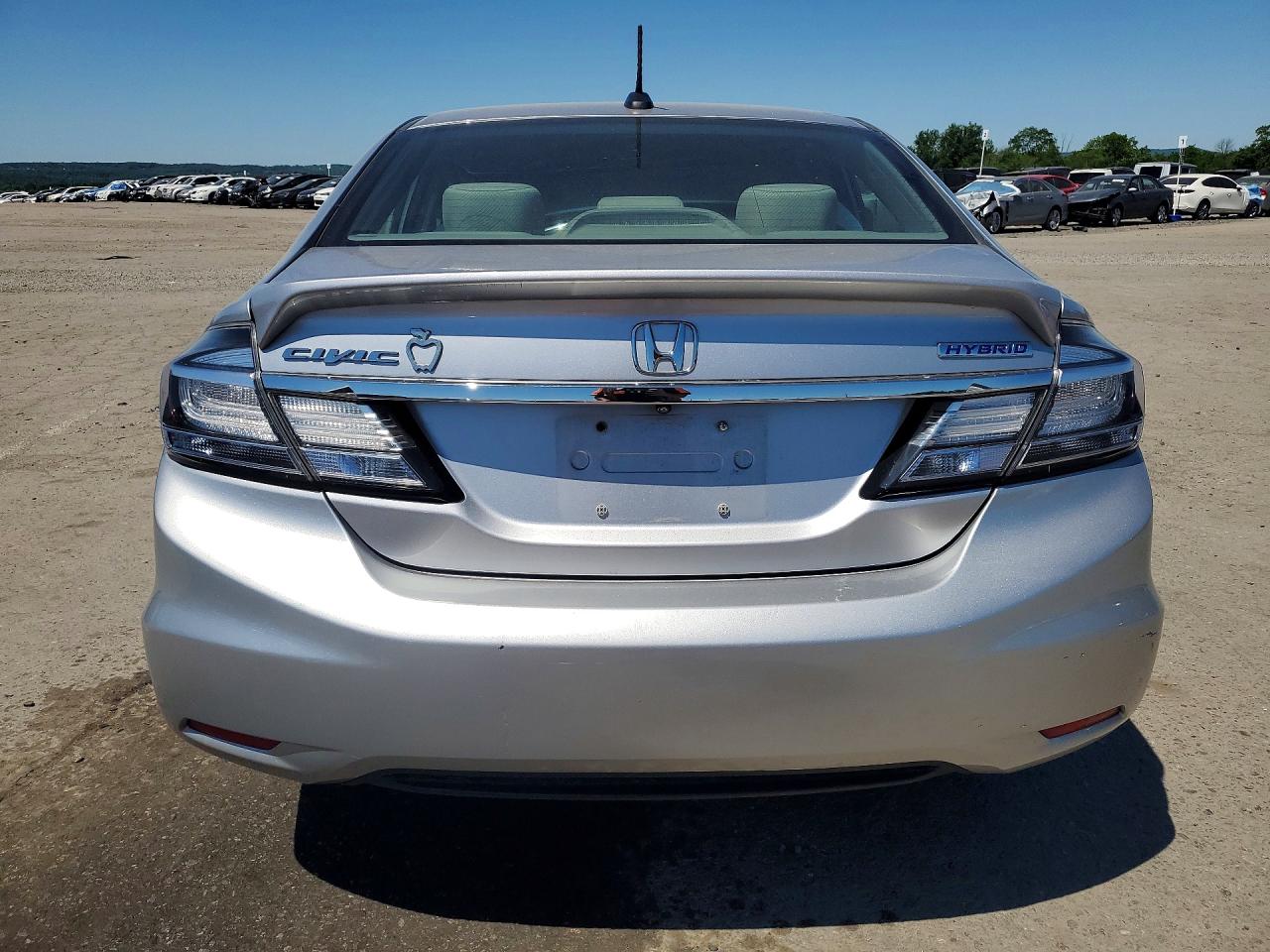 2013 Honda Civic Hybrid Silver vin: 19XFB4F27DE001633
