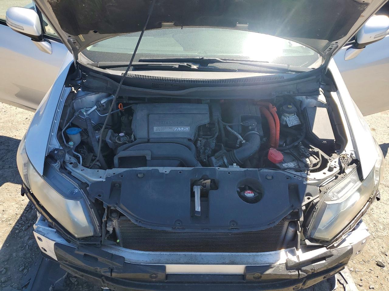 2013 Honda Civic Hybrid Silver vin: 19XFB4F27DE001633
