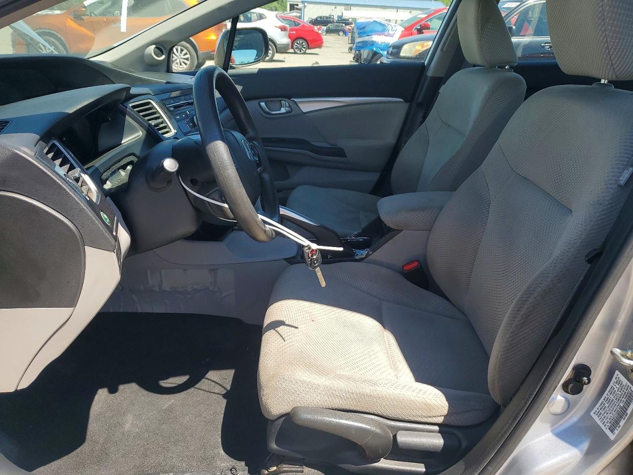 2013 Honda Civic Hybrid Silver vin: 19XFB4F27DE001633