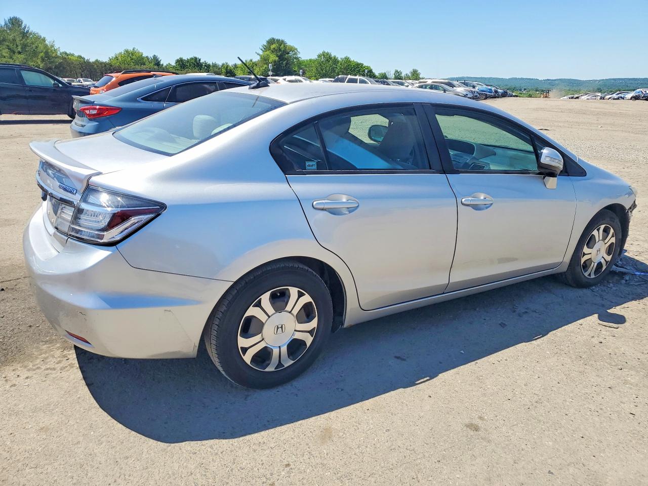 2013 Honda Civic Hybrid Silver vin: 19XFB4F27DE001633