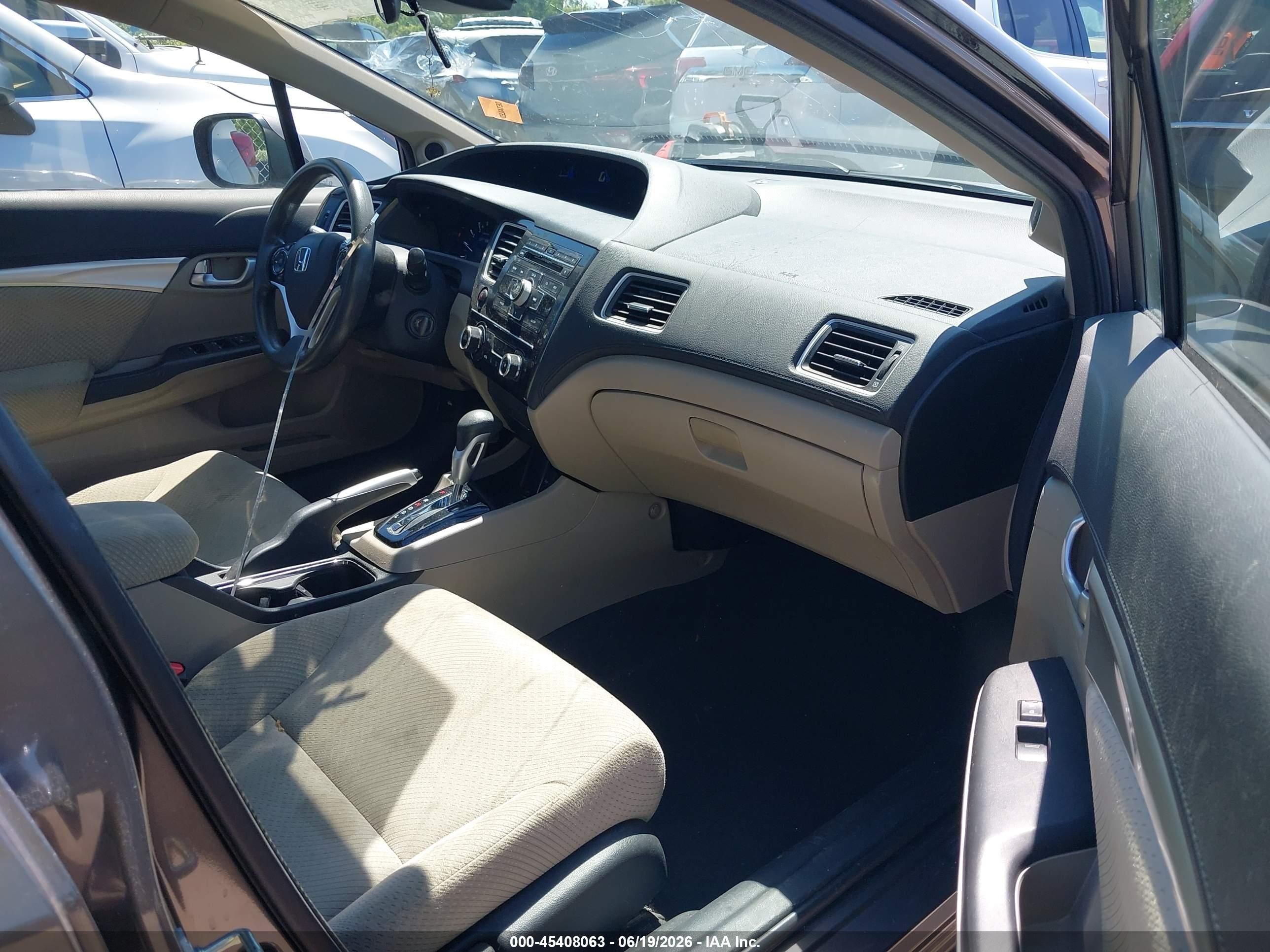 2013 Honda Civic Hybrid Gray vin: 19XFB4F27DE002104