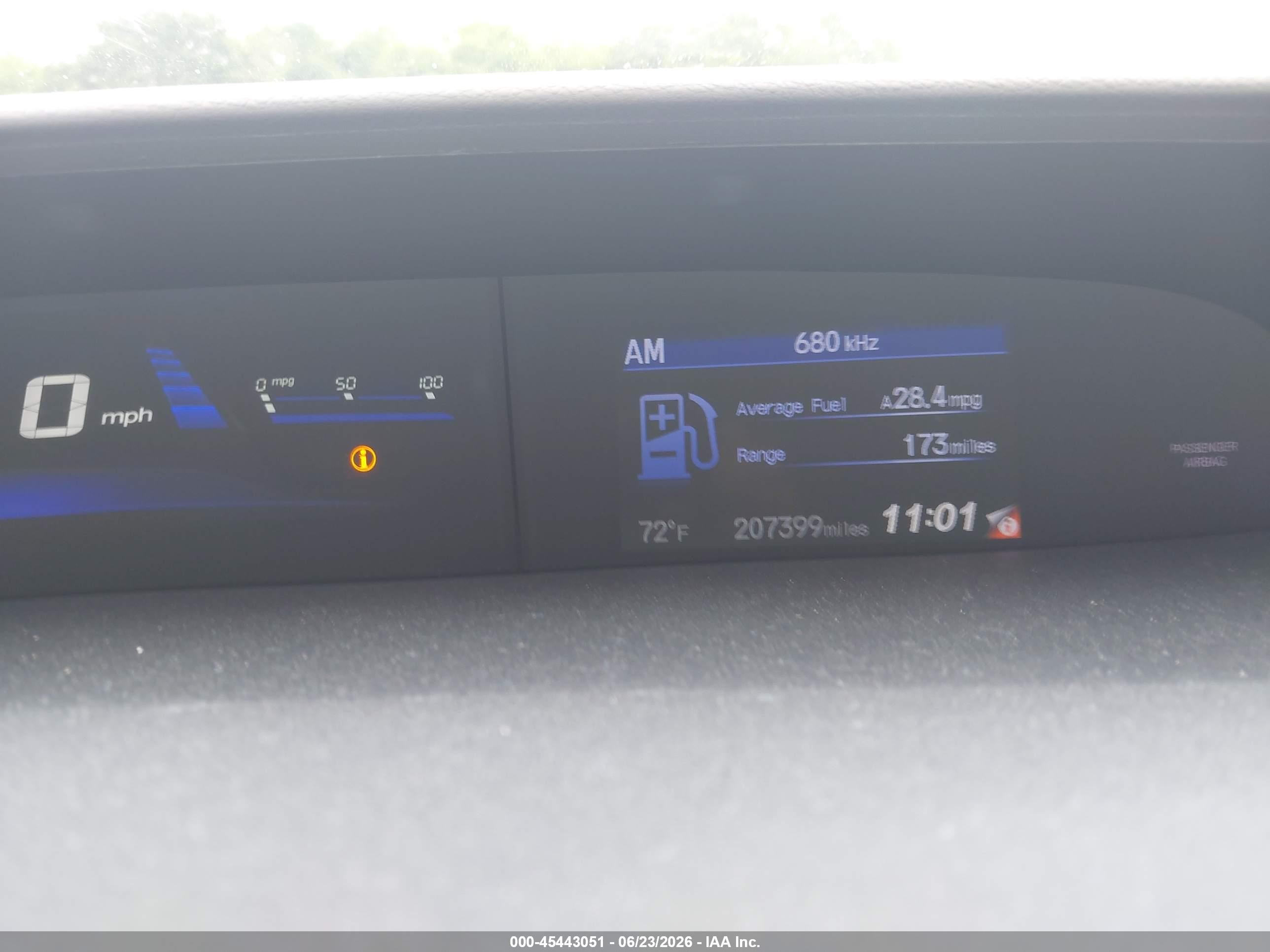 2013 Honda Civic Hybrid   Gray vin: 19XFB4F27DE204165