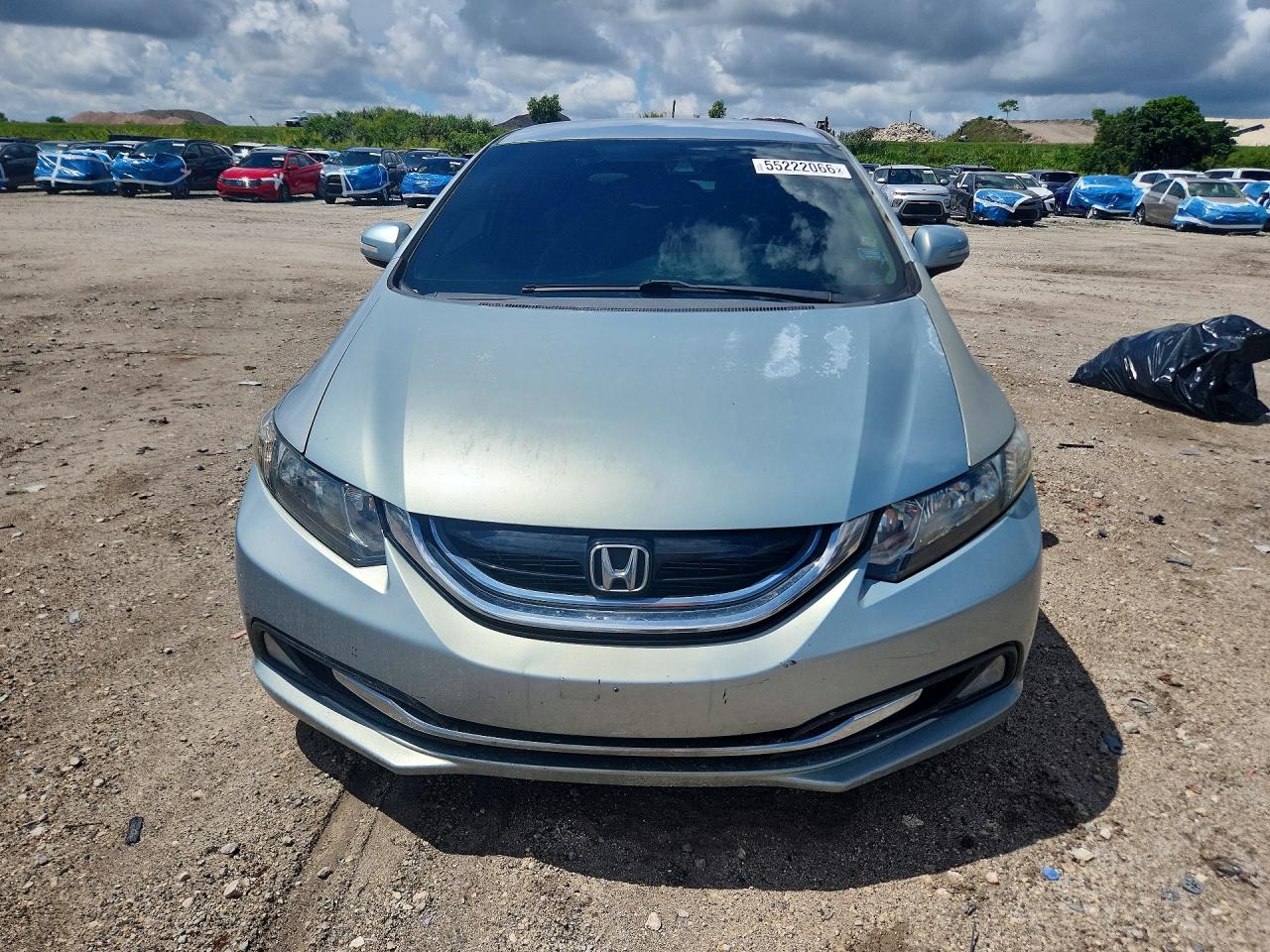 2013 Honda Civic Hybrid Бирюзовый vin: 19XFB4F28DE000300