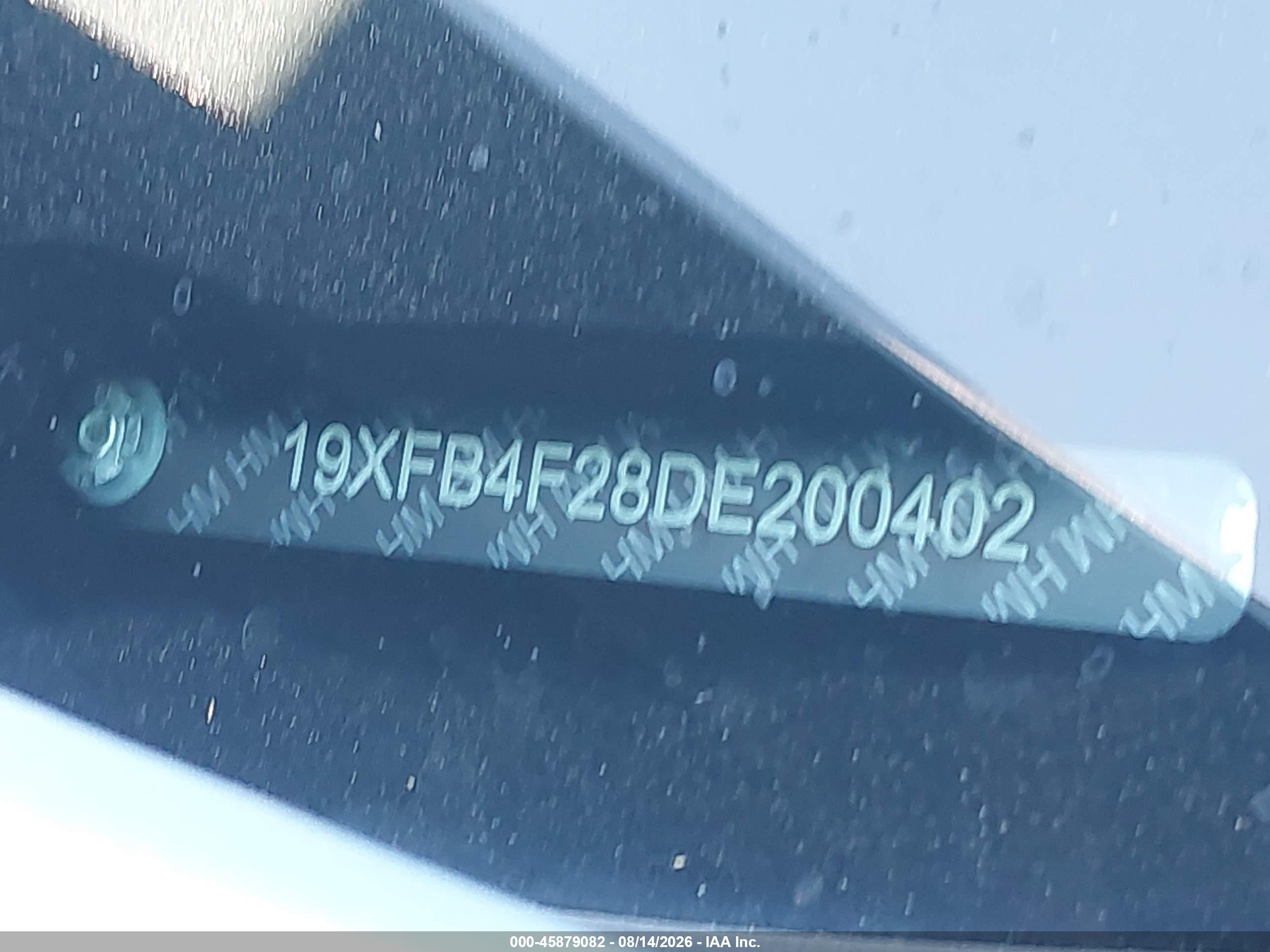 2013 Honda Civic Hybrid   Light Blue vin: 19XFB4F28DE200402