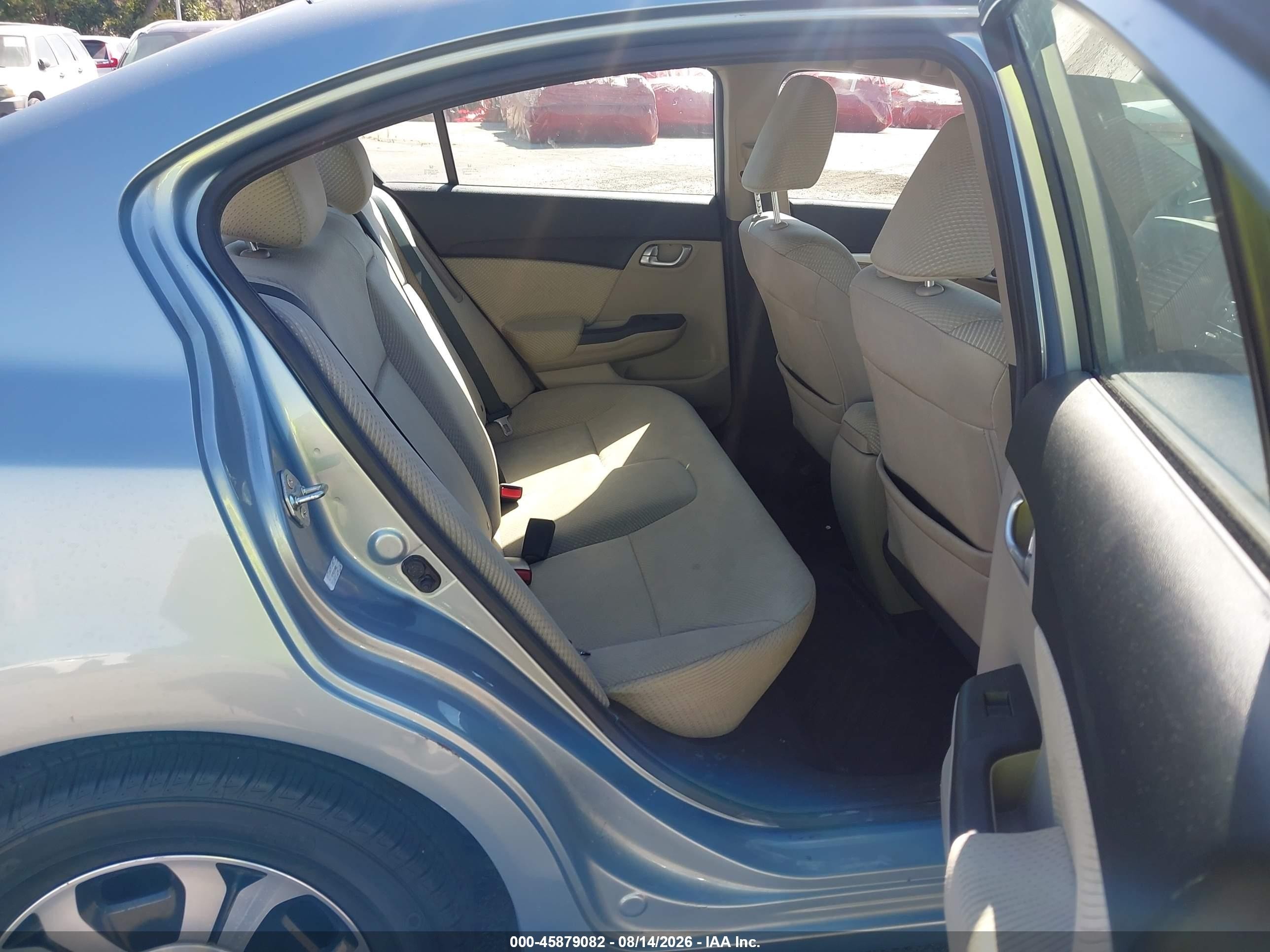 2013 Honda Civic Hybrid   Light Blue vin: 19XFB4F28DE200402