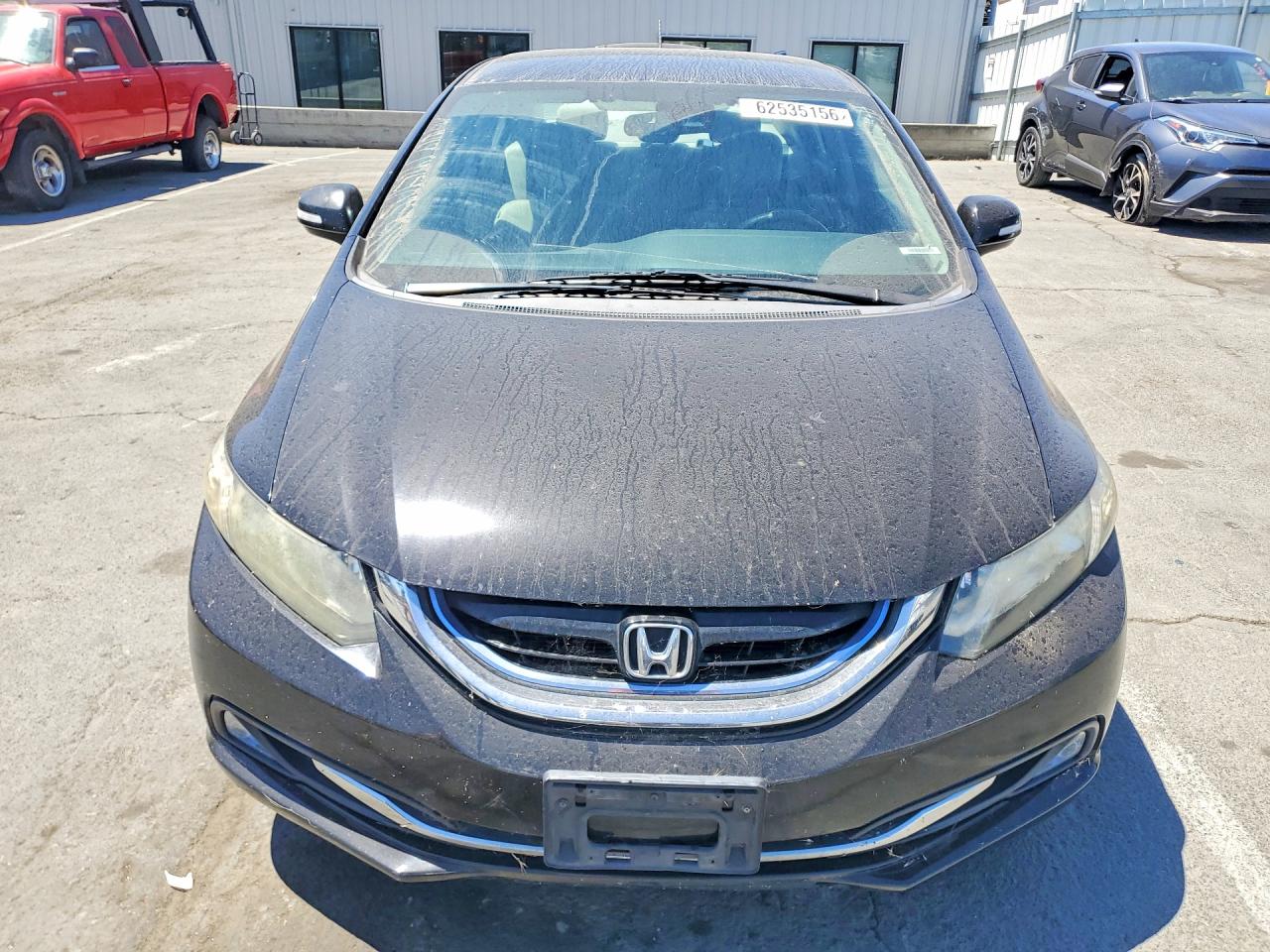 2013 Honda Civic Hybrid Black vin: 19XFB4F28DE201856
