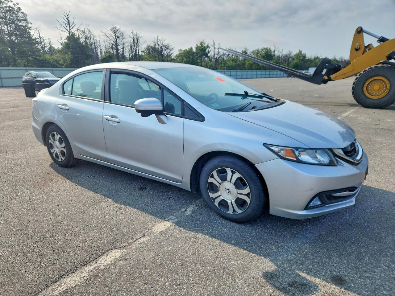 2014 Honda Civic Hybrid Silver vin: 19XFB4F28EE000251