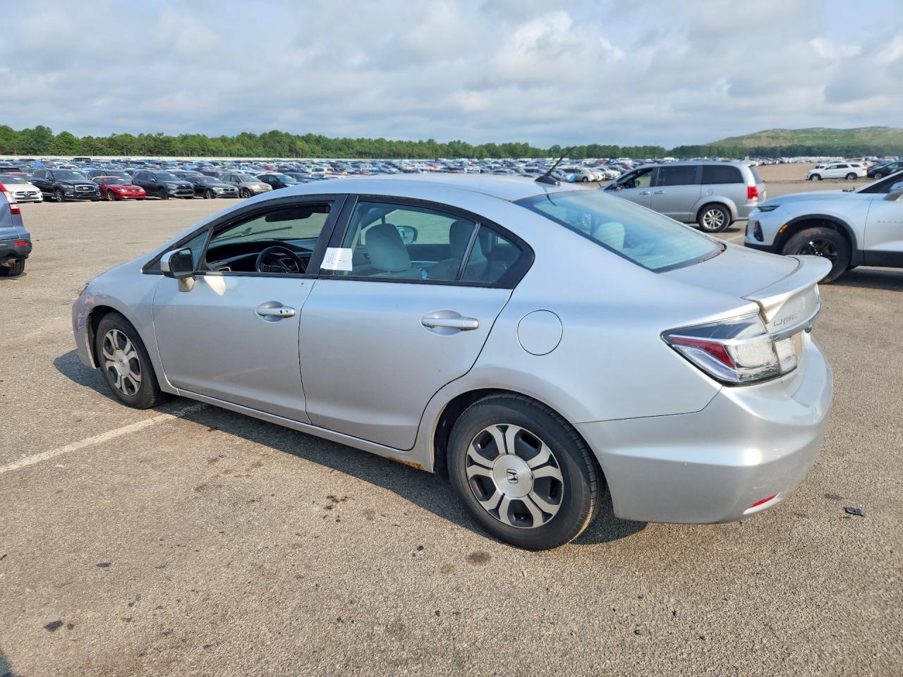 2014 Honda Civic Hybrid Silver vin: 19XFB4F28EE000251
