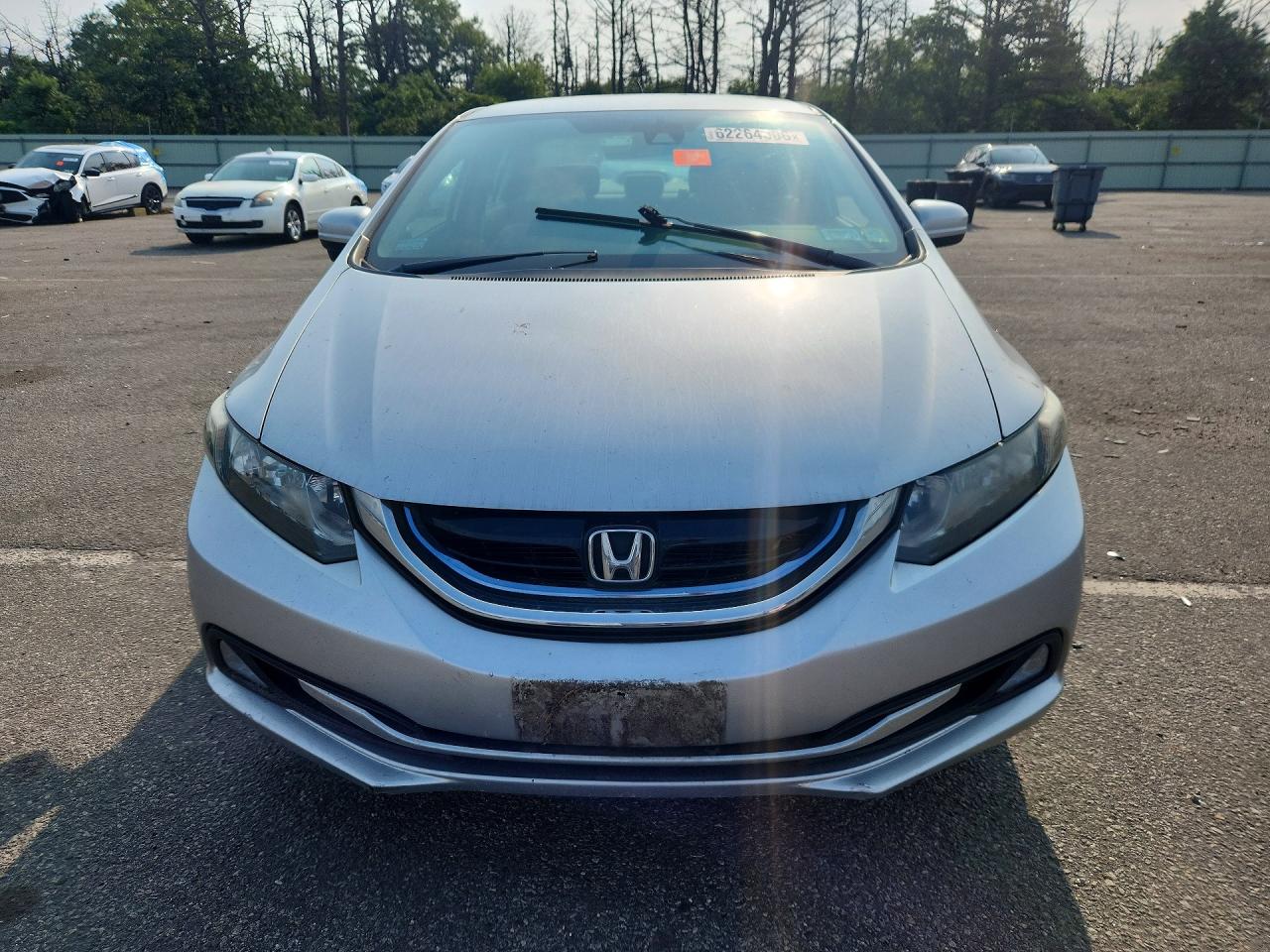 2014 Honda Civic Hybrid Silver vin: 19XFB4F28EE000251