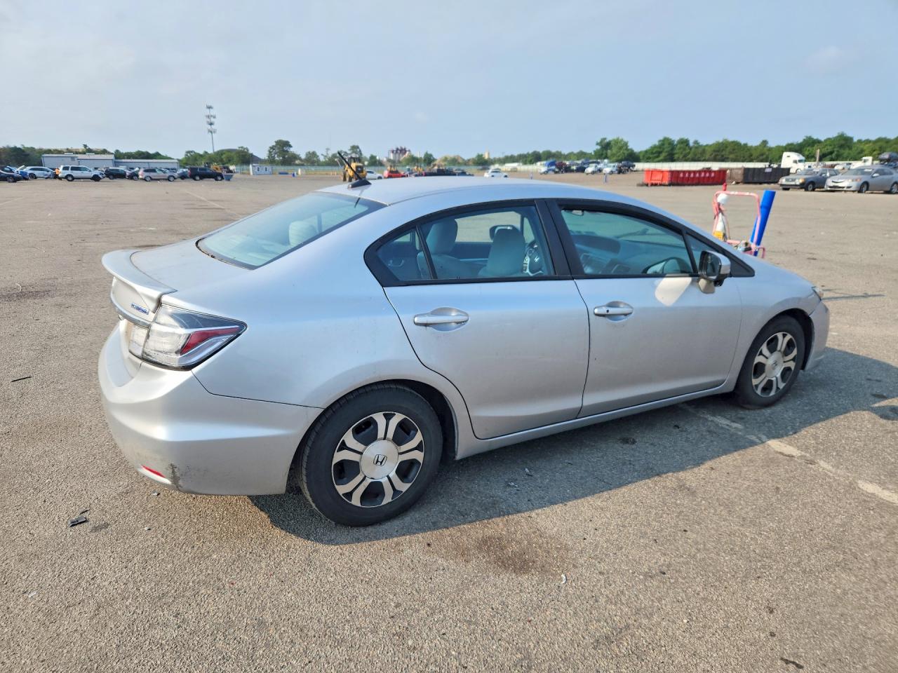 2014 Honda Civic Hybrid Silver vin: 19XFB4F28EE000251
