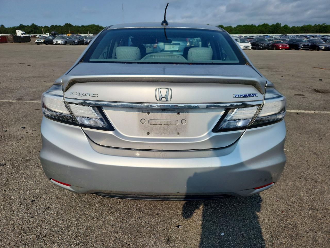 2014 Honda Civic Hybrid Silver vin: 19XFB4F28EE000251