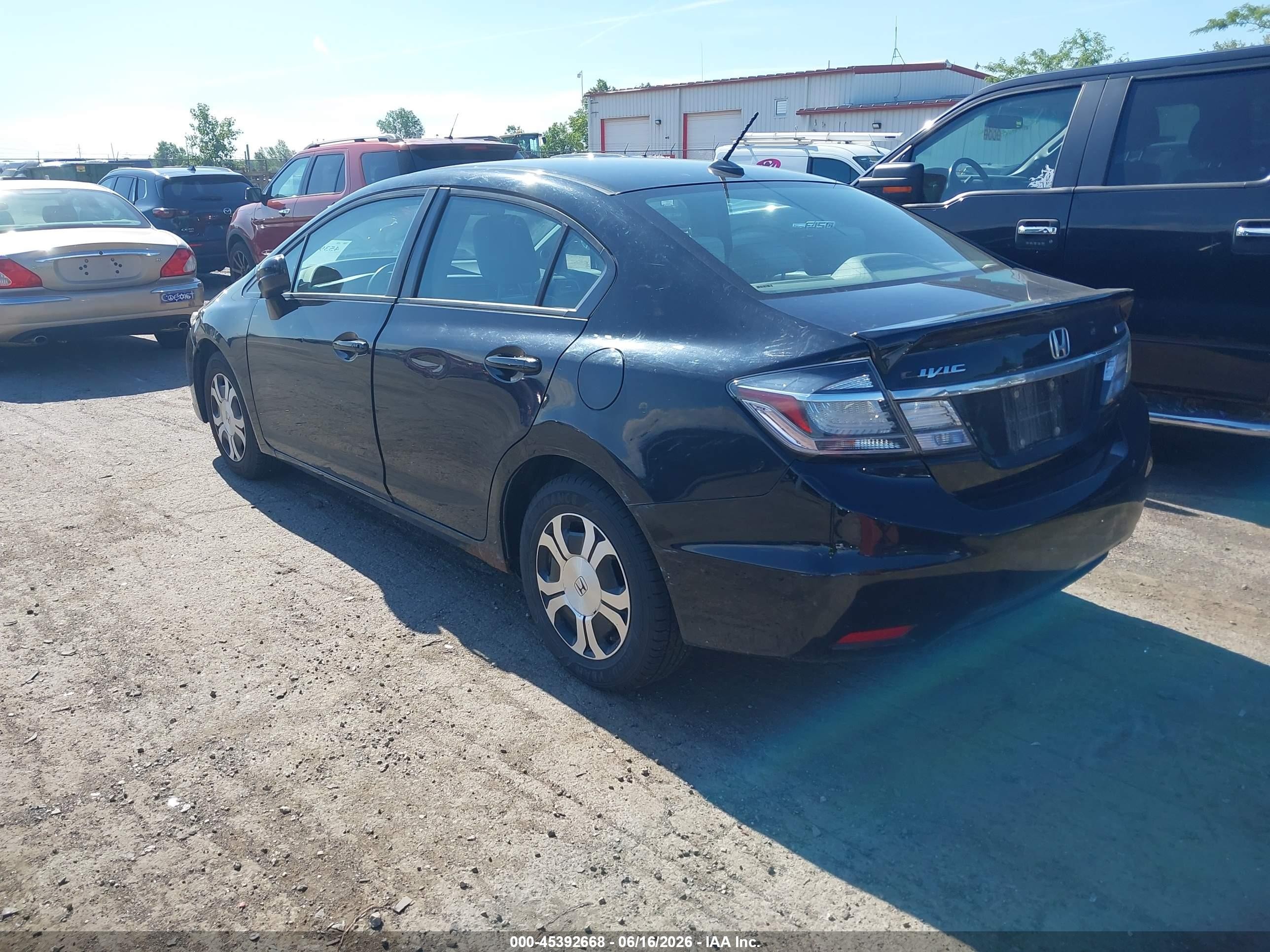 2014 Honda Civic Hybrid   Black vin: 19XFB4F28EE001433