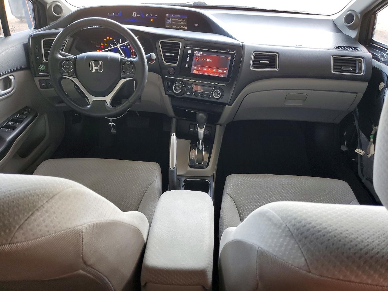 2015 Honda Civic Hybrid Gray vin: 19XFB4F28FE000218