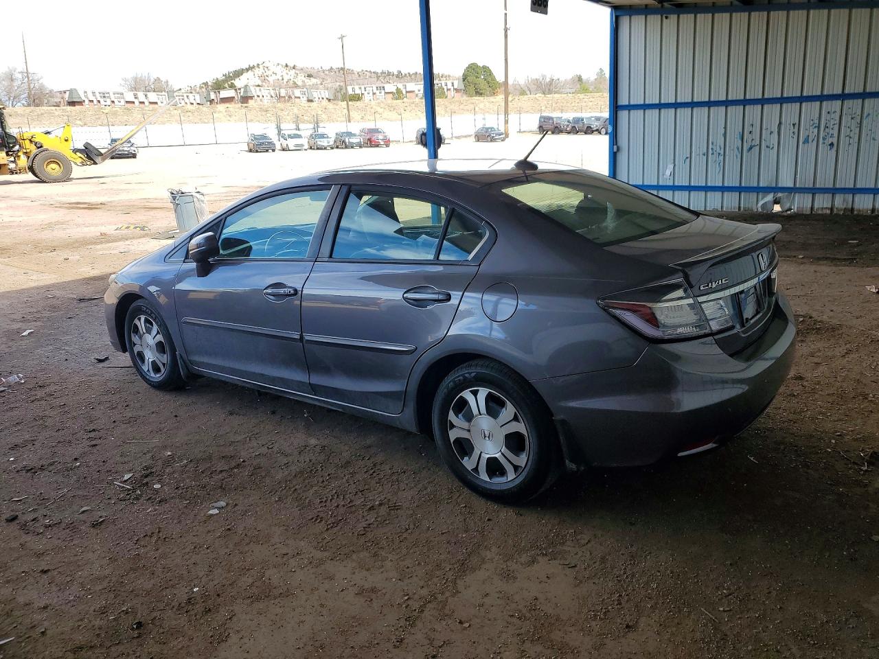 2015 Honda Civic Hybrid Gray vin: 19XFB4F28FE000218