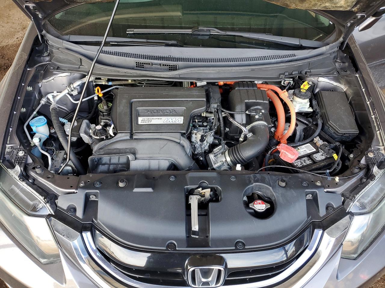2015 Honda Civic Hybrid Gray vin: 19XFB4F28FE000218