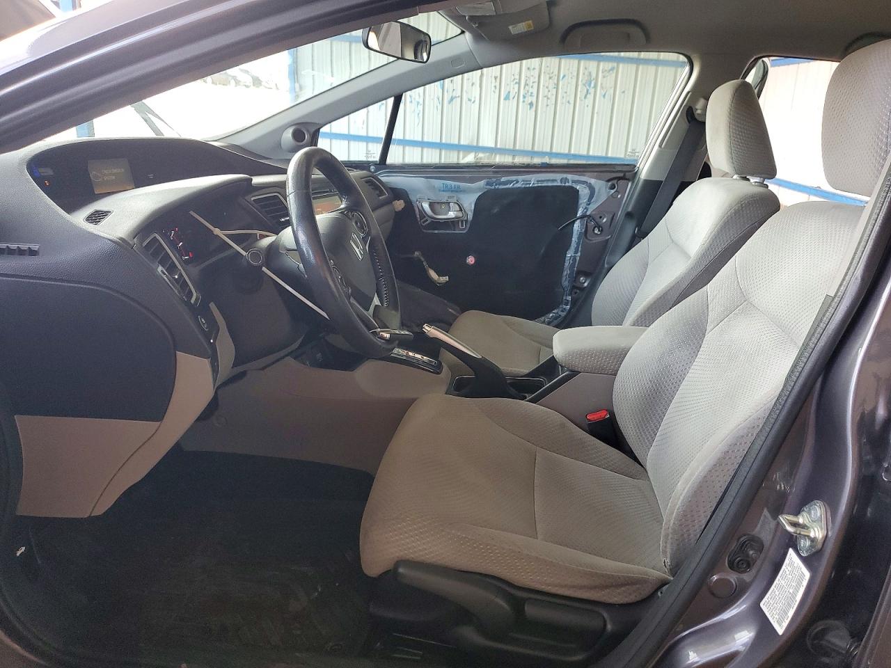 2015 Honda Civic Hybrid Gray vin: 19XFB4F28FE000218