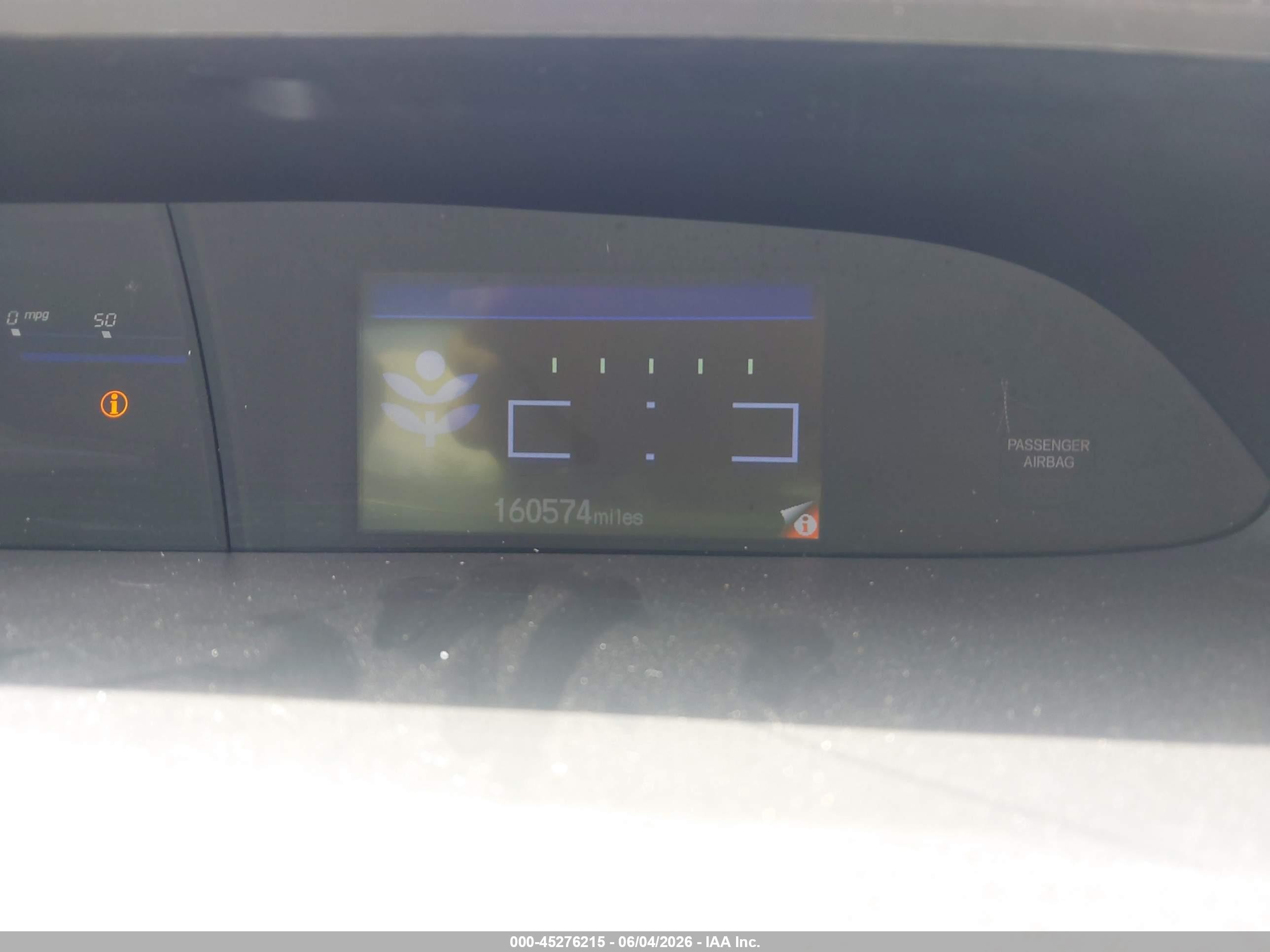 2013 Honda Civic Hybrid   Серый vin: 19XFB4F29DE001844