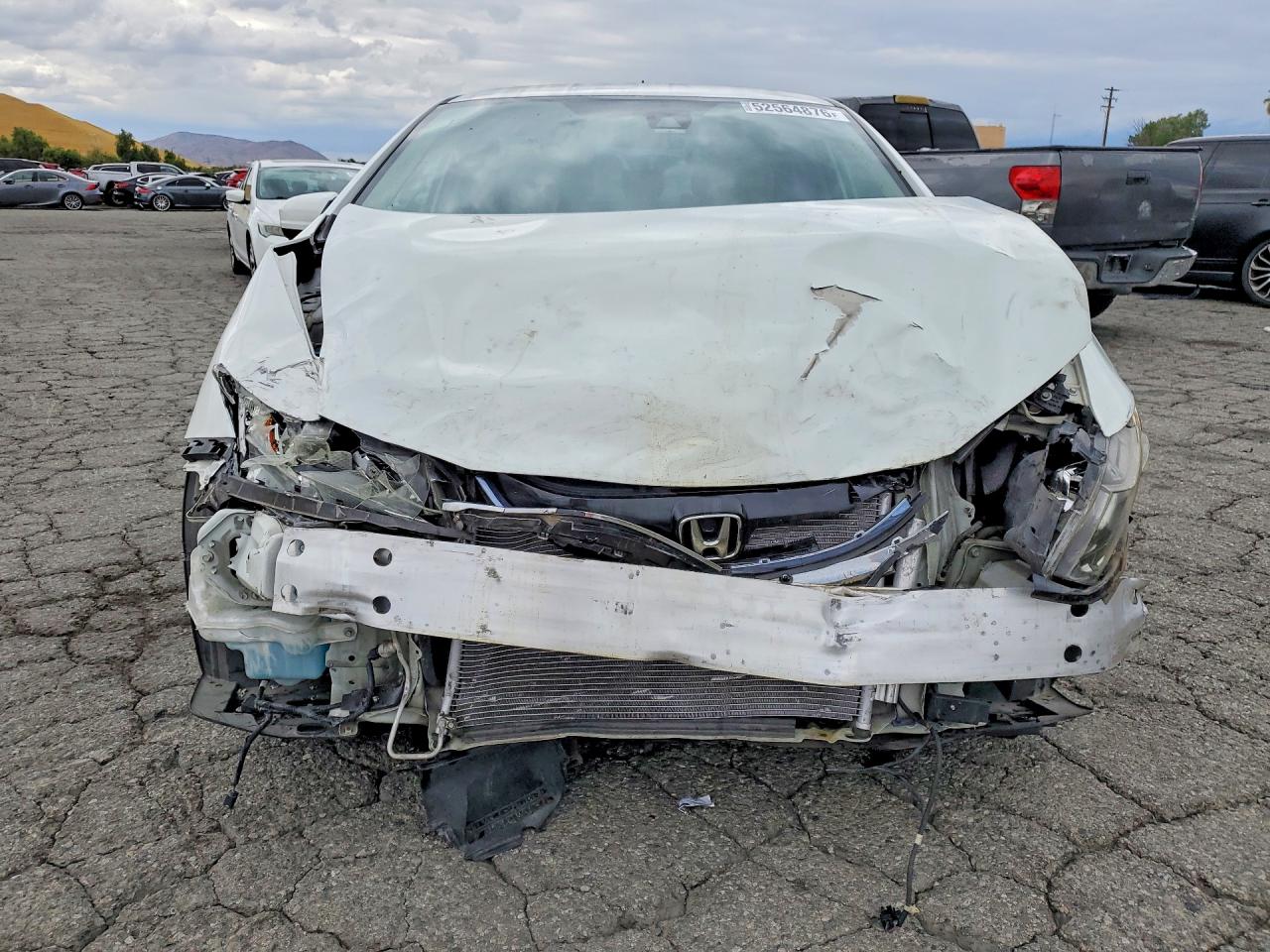 2014 Honda Civic Hybrid White vin: 19XFB4F29EE200992
