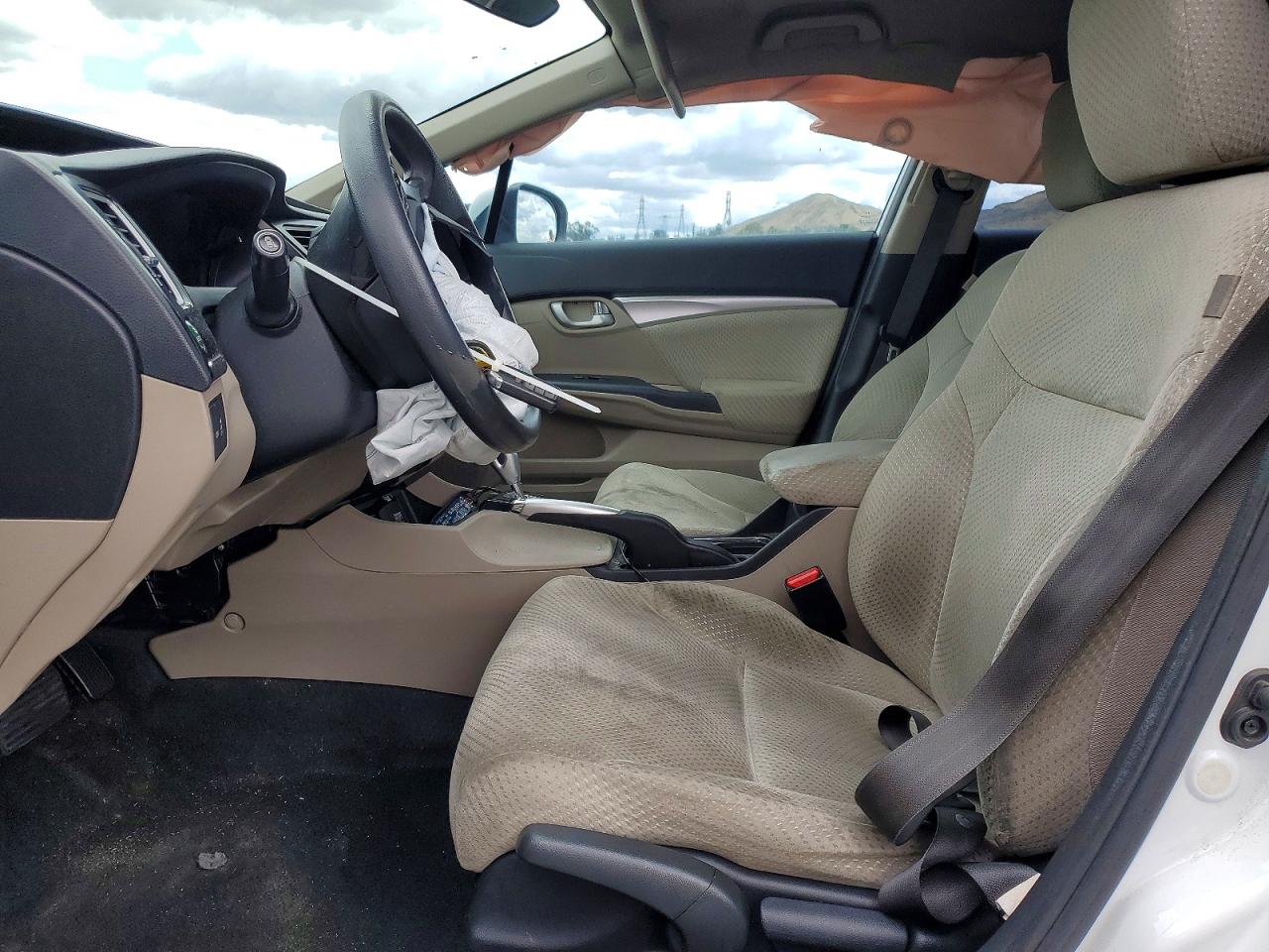 2014 Honda Civic Hybrid White vin: 19XFB4F29EE200992