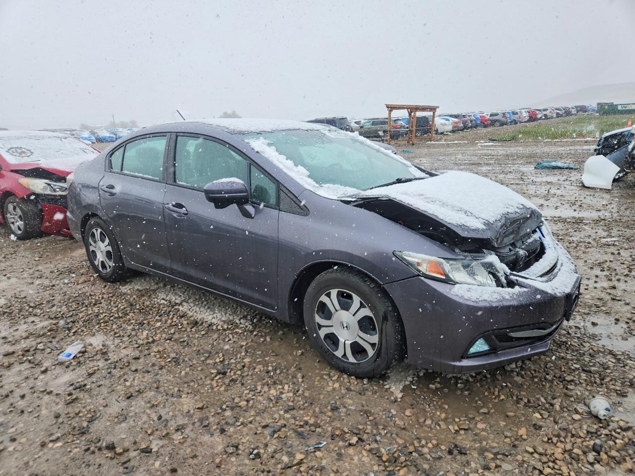 2015 Honda Civic Hybrid Black vin: 19XFB4F29FE201173