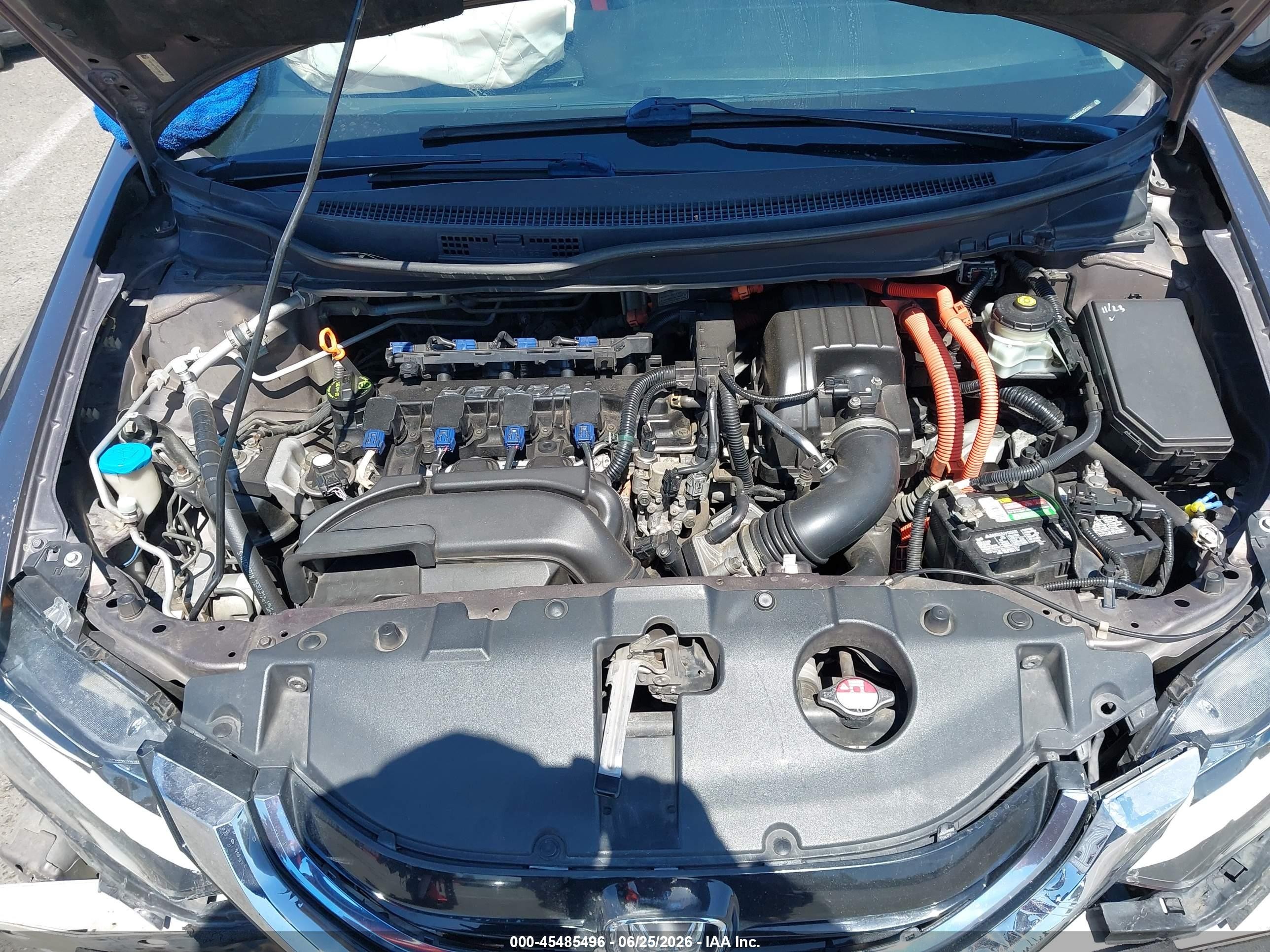 2013 Honda Civic Hybrid   Gray vin: 19XFB4F2XDE004154