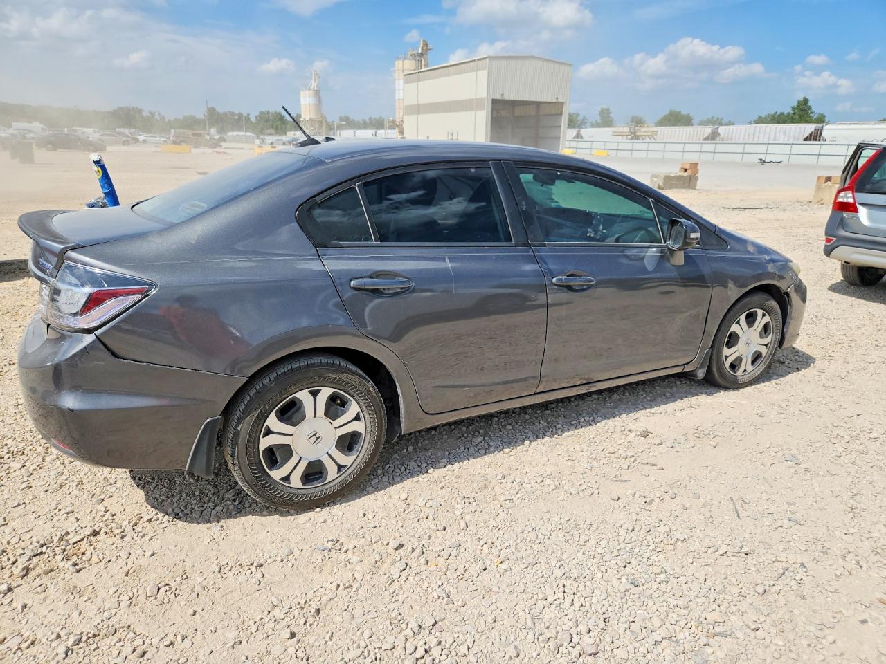 2013 Honda Civic Hybrid L Gray vin: 19XFB4F30DE002874