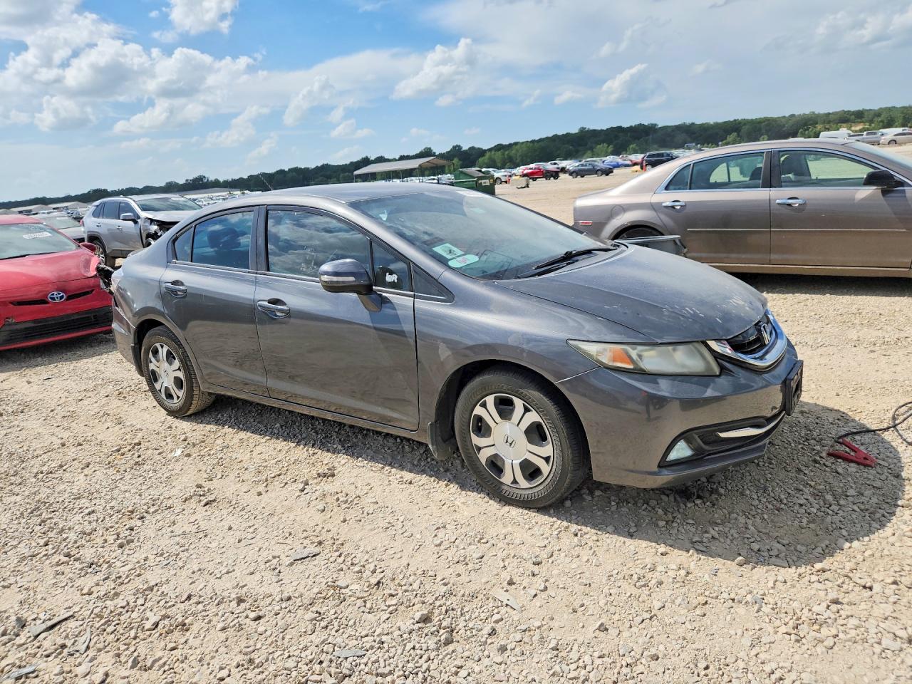 2013 Honda Civic Hybrid L Gray vin: 19XFB4F30DE002874