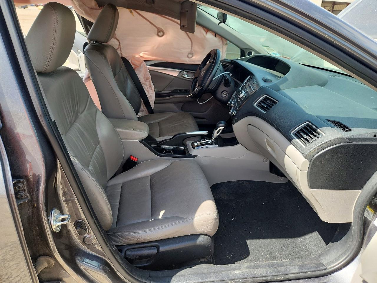 2013 Honda Civic Hybrid L Gray vin: 19XFB4F30DE002874