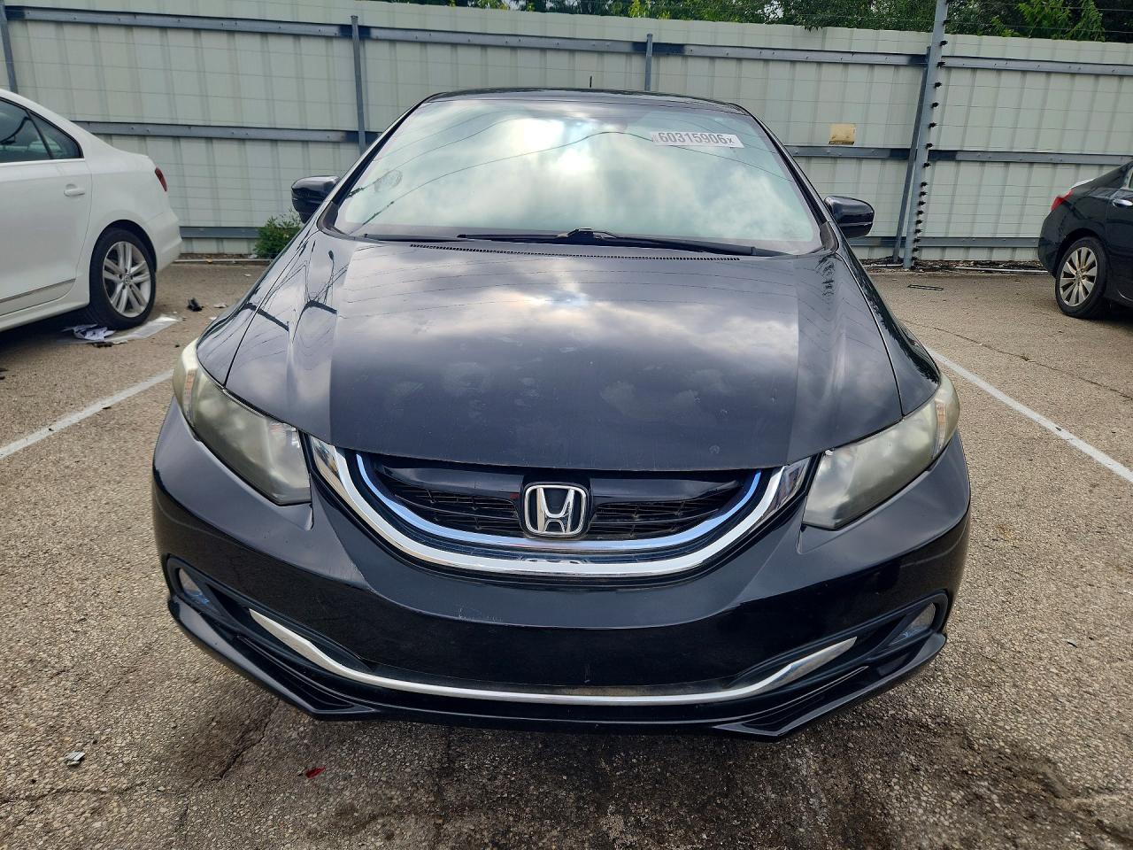 2015 Honda Civic Hybrid L Black vin: 19XFB4F30FE000576
