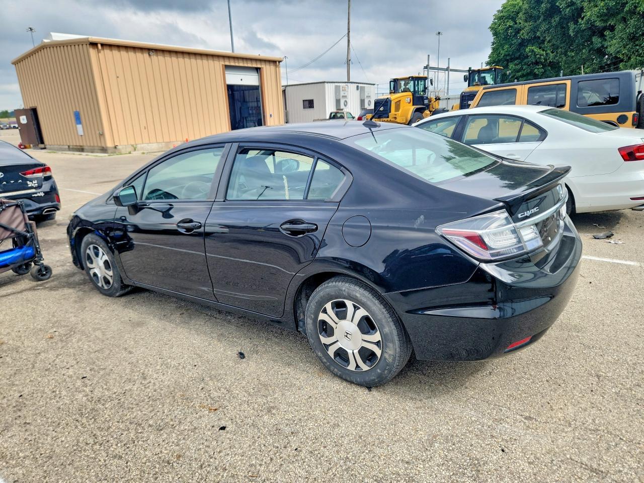 2015 Honda Civic Hybrid L Black vin: 19XFB4F30FE000576