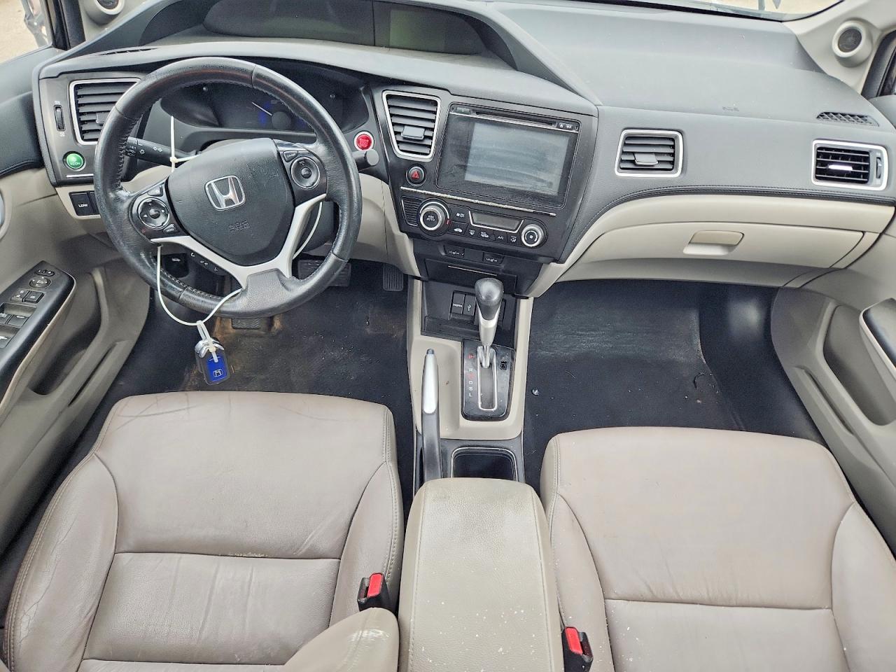 2015 Honda Civic Hybrid L Black vin: 19XFB4F30FE000576