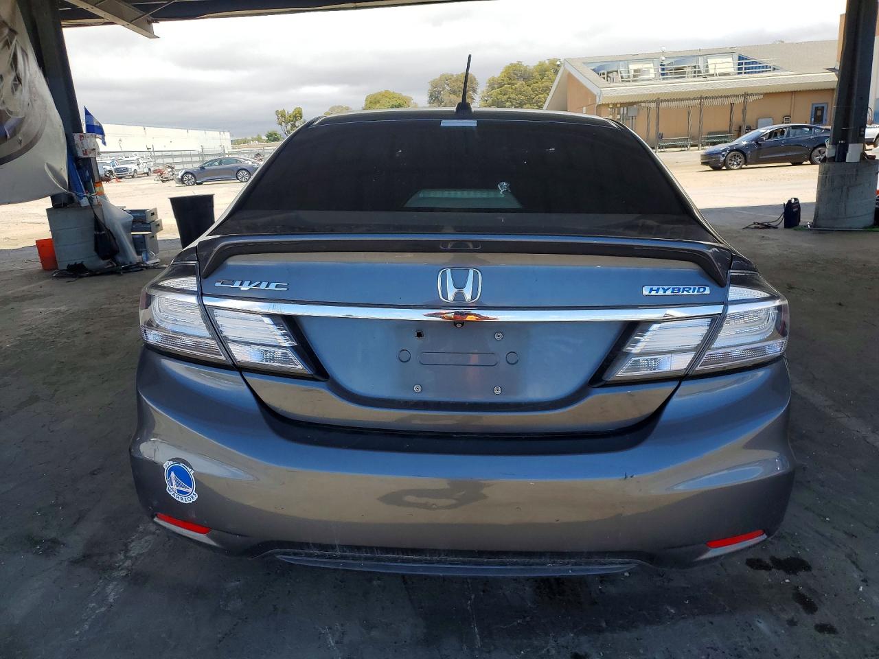 2013 Honda Civic Hybrid L Gray vin: 19XFB4F31DE200301