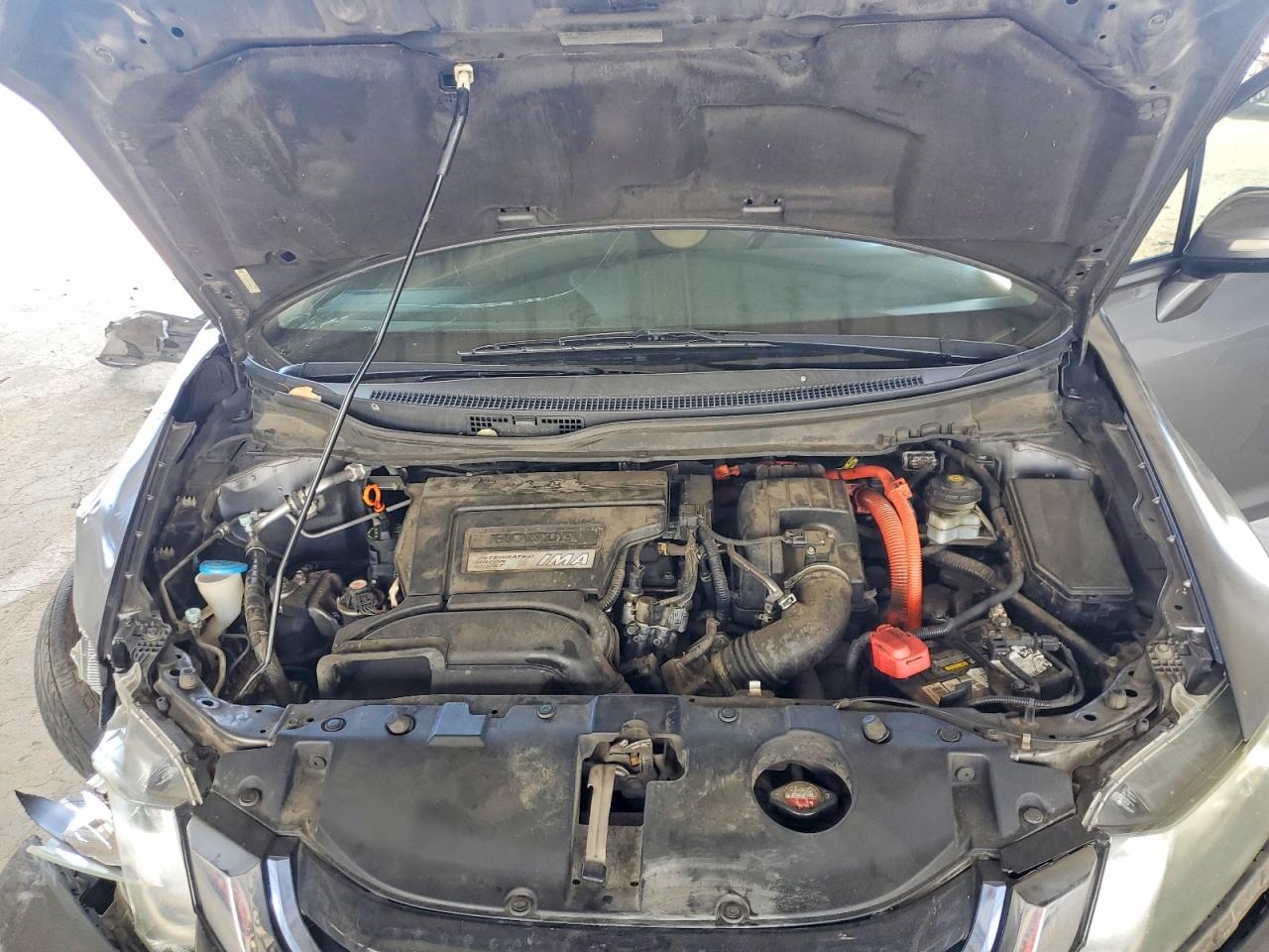 2013 Honda Civic Hybrid L Gray vin: 19XFB4F31DE200301