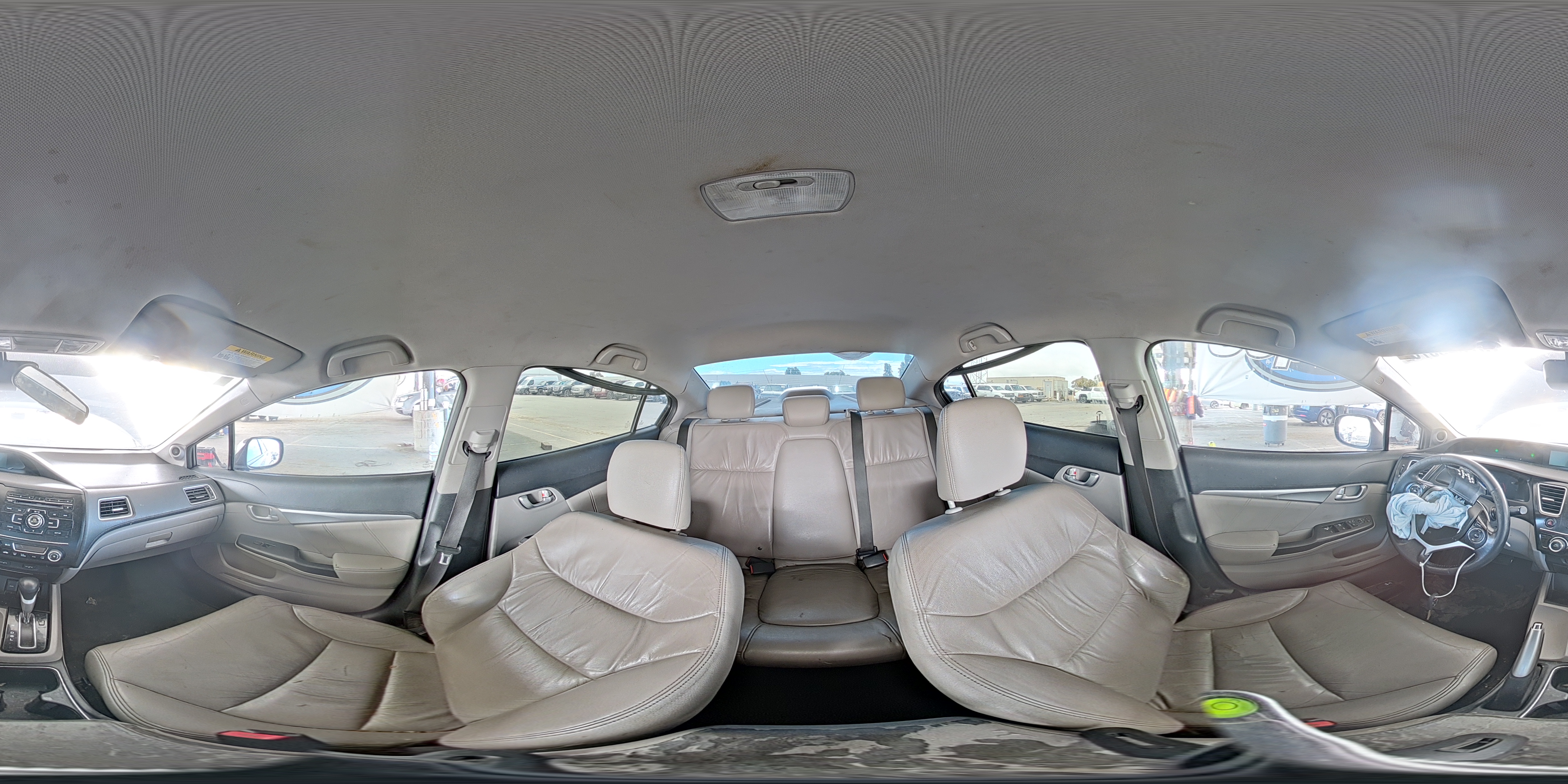 2013 Honda Civic Hybrid L Gray vin: 19XFB4F31DE200301