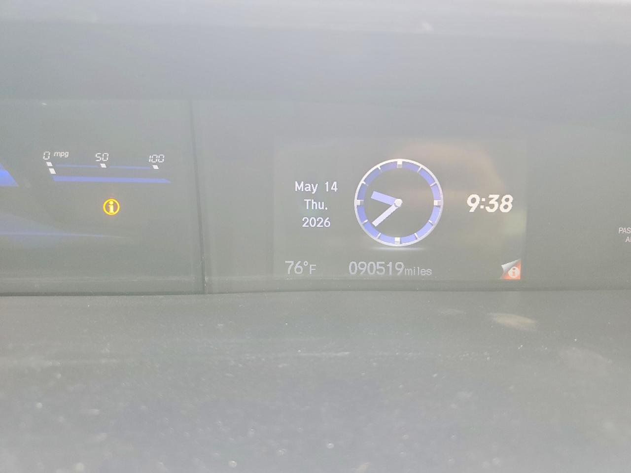 2014 Honda Civic Hybrid L White vin: 19XFB4F31EE001332