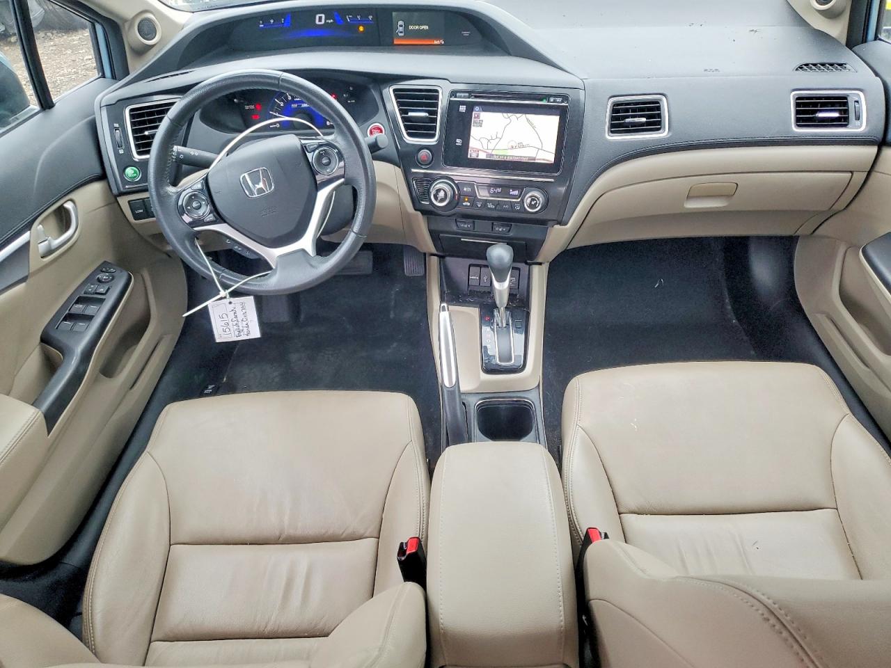 2014 Honda Civic Hybrid L Blue vin: 19XFB4F32EE000464
